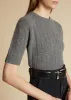 The Esmeralda Sweater in Sterling sold by KHAITE