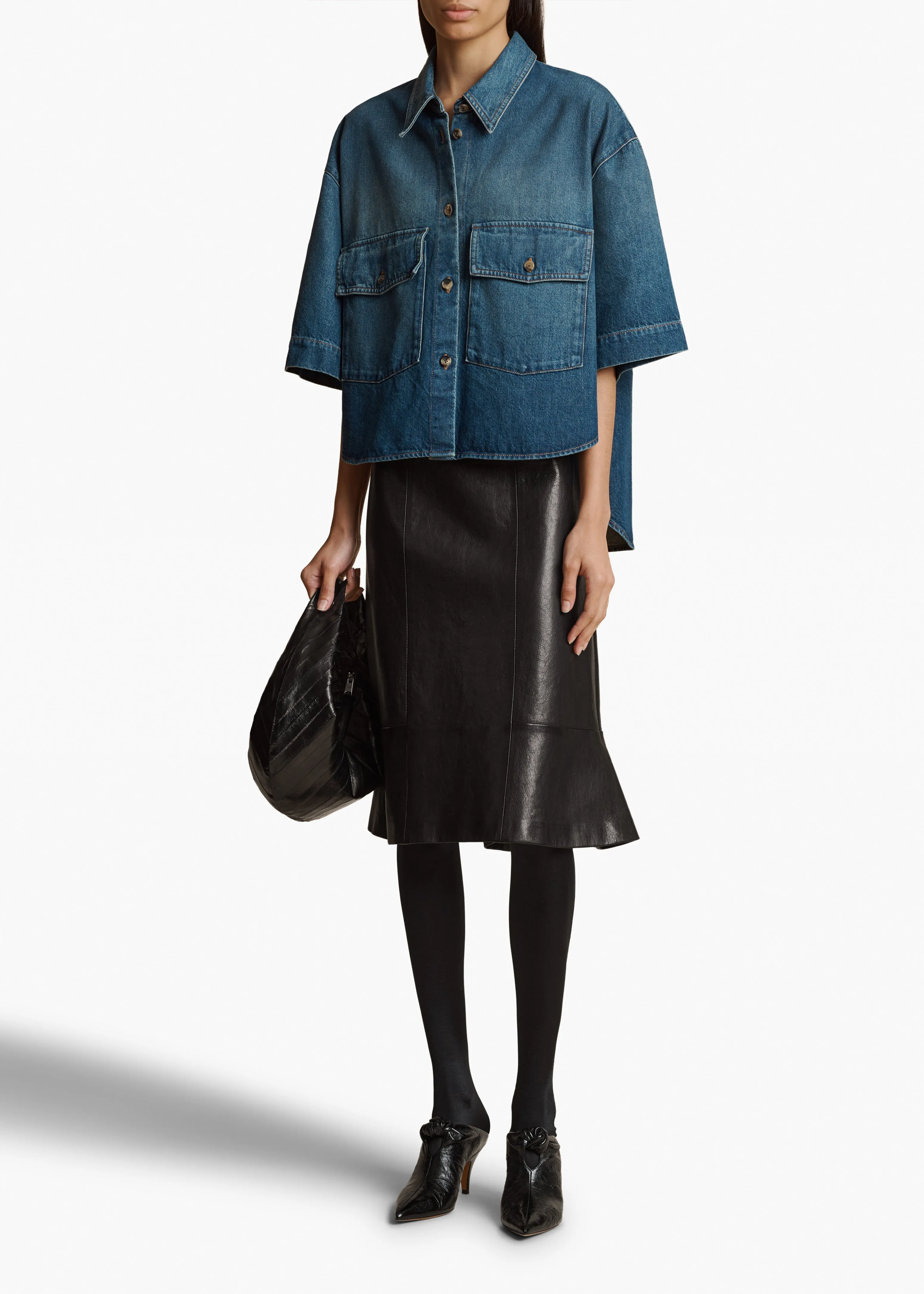Mahsha Top in Stinson sold by KHAITE product image thumbnail 2
