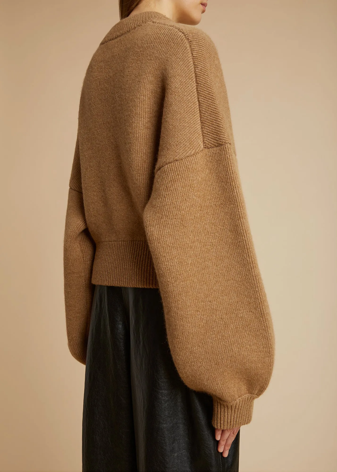 The Rhea Jacket in Camel sold by KHAITE product image thumbnail 4
