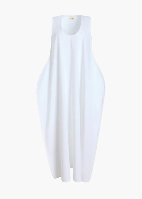 Coli Dress in White sold by KHAITE