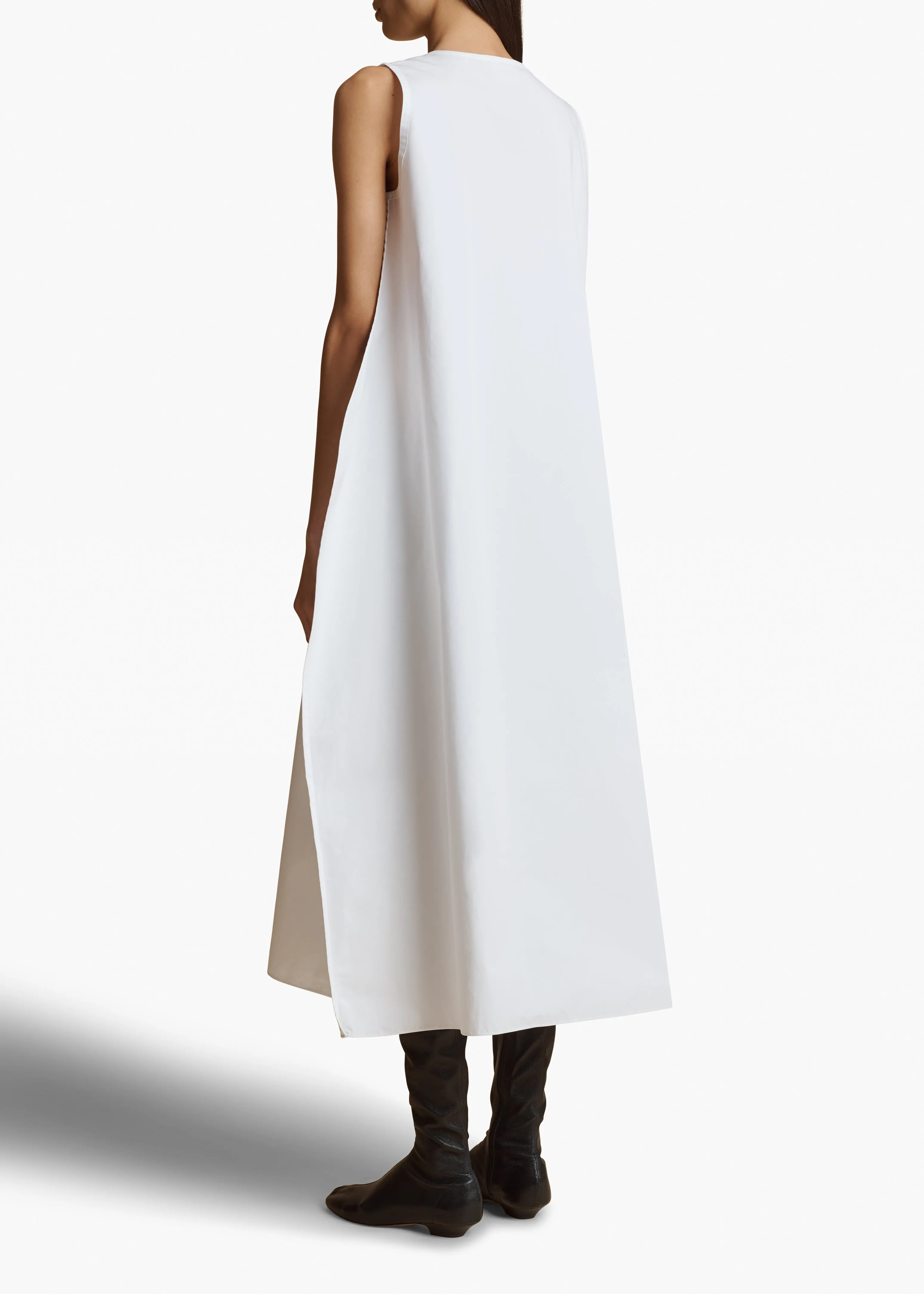 Coli Dress in White sold by KHAITE product image thumbnail 3