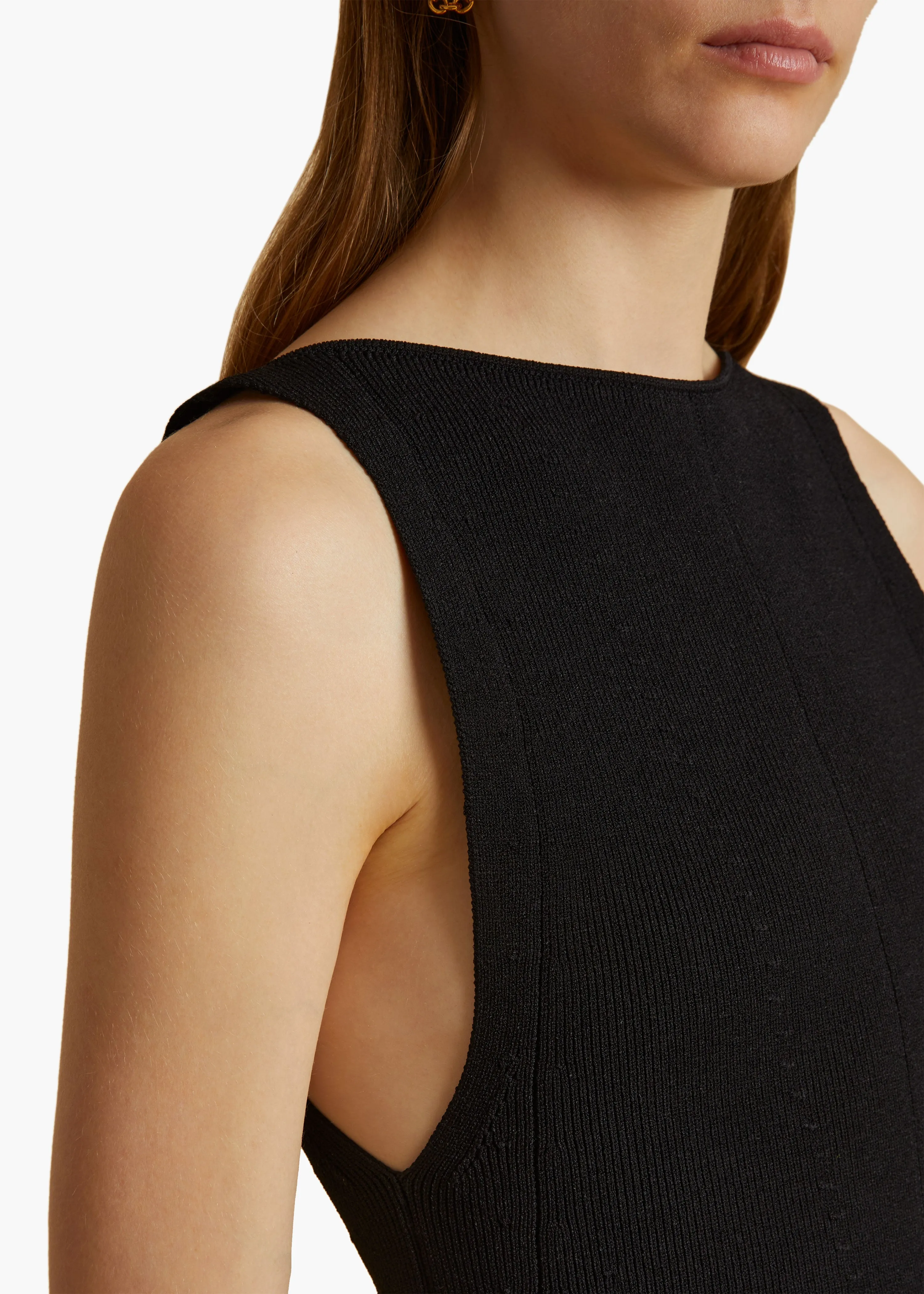 Evelyn Top in Black sold by KHAITE product image thumbnail 5