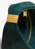 [Avex] Small Olivia Hobo with Hardware in English Green Suede sold by KHAITE