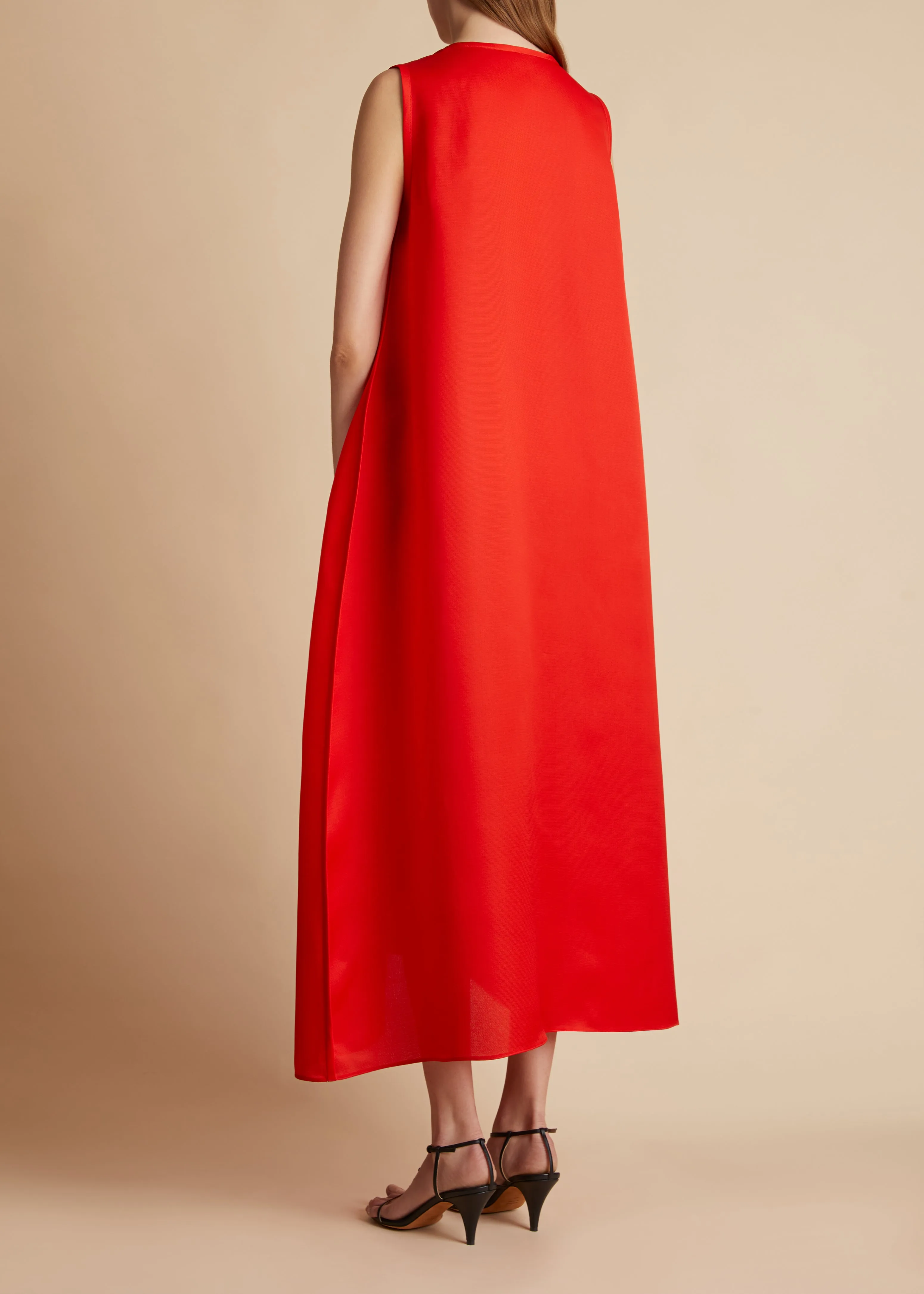 Coli Dress in Fire Red sold by KHAITE product image thumbnail 4