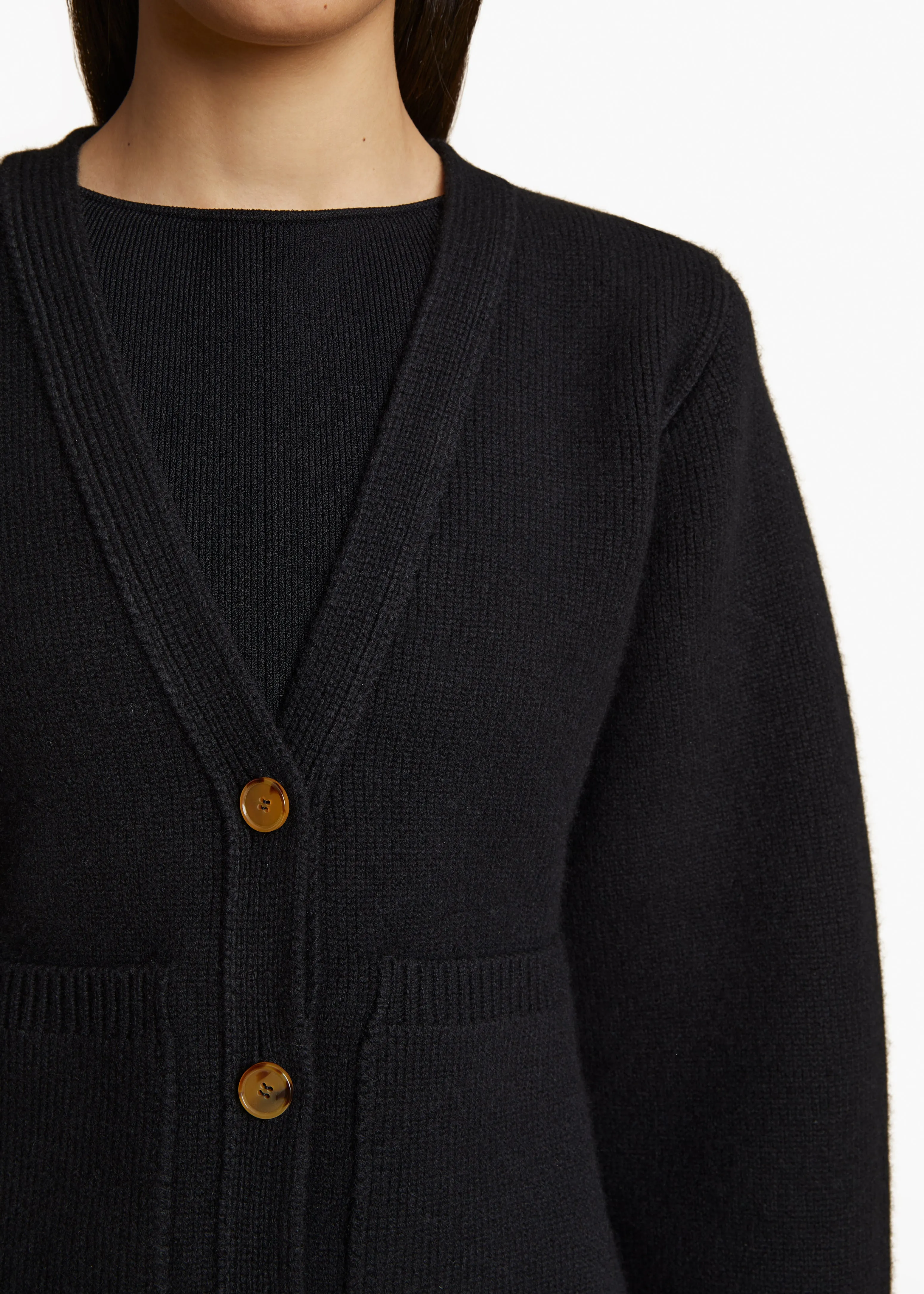 Scarlet Cardigan in Black sold by KHAITE product image thumbnail 5