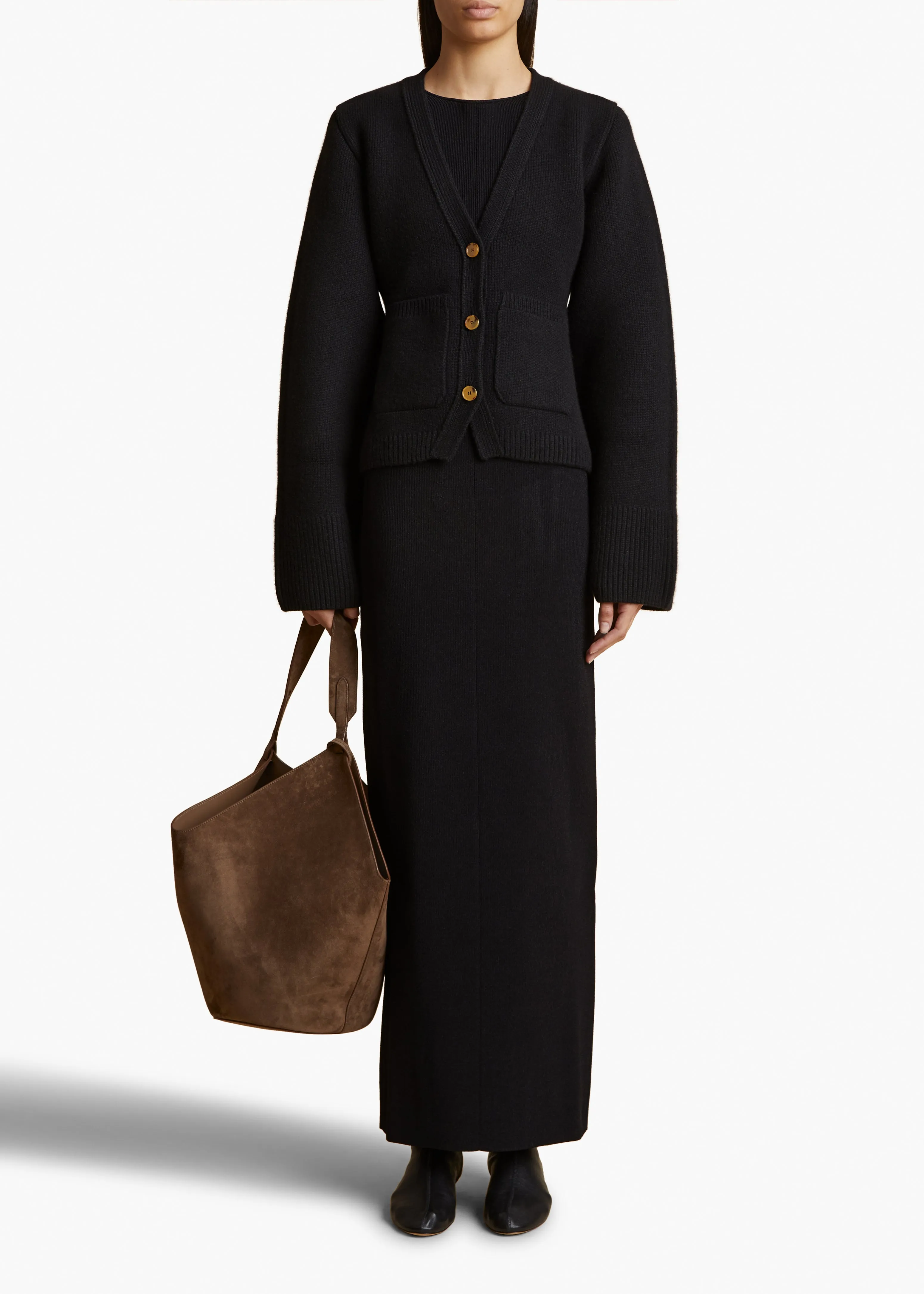 Scarlet Cardigan in Black sold by KHAITE product image thumbnail 2