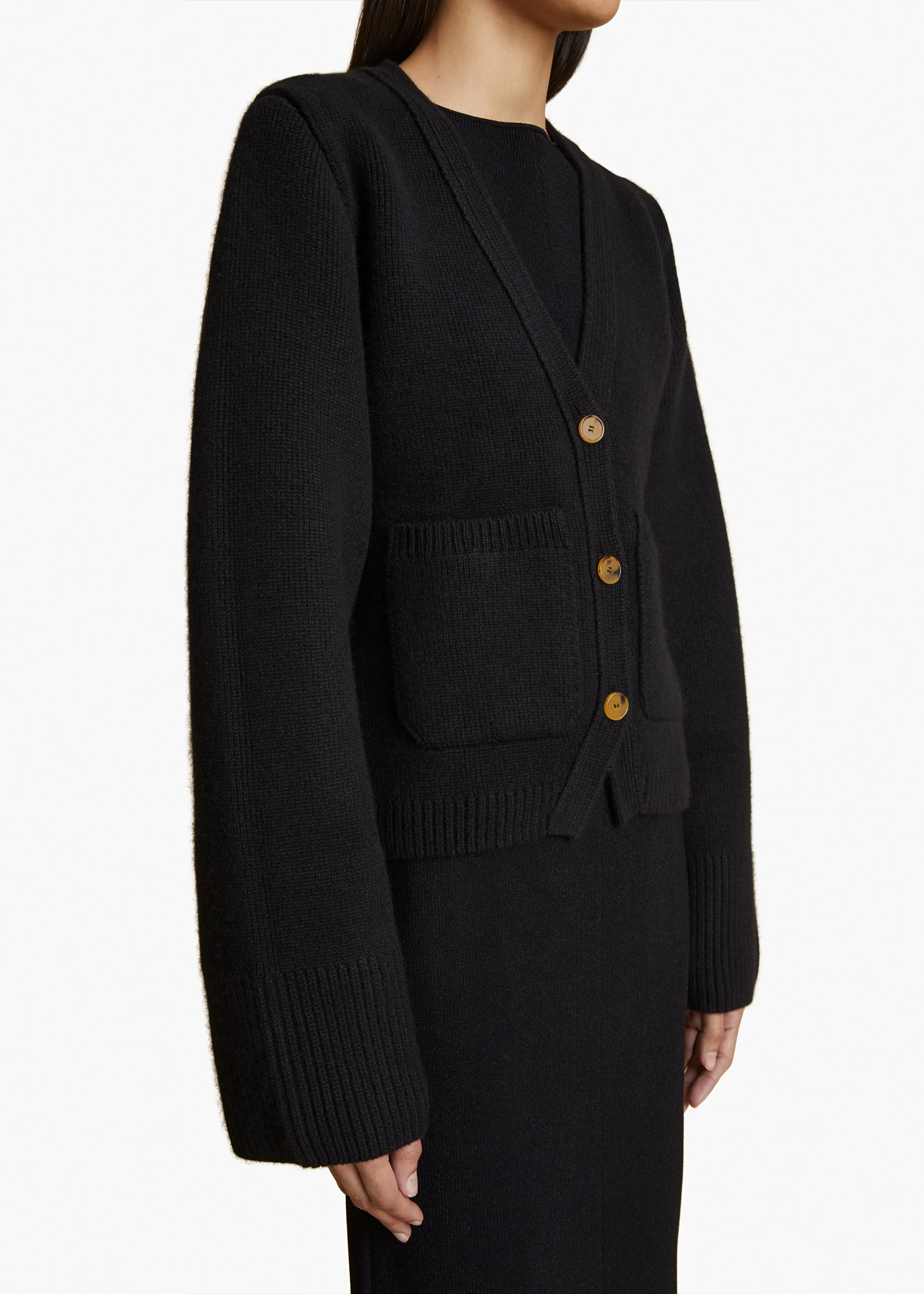 Scarlet Cardigan in Black sold by KHAITE product image thumbnail 4