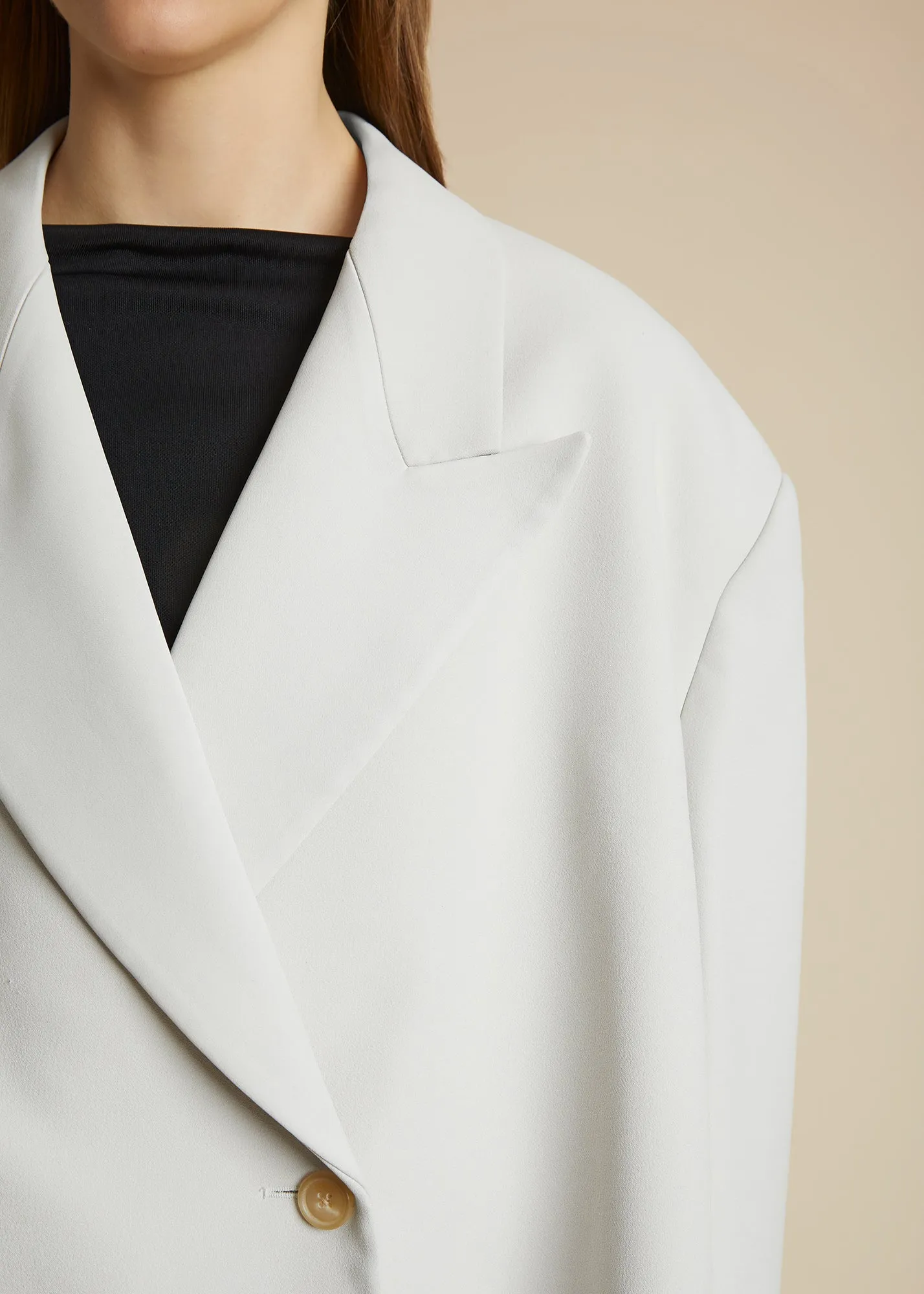 The Raymond Jacket in Nimbus sold by KHAITE product image thumbnail 5