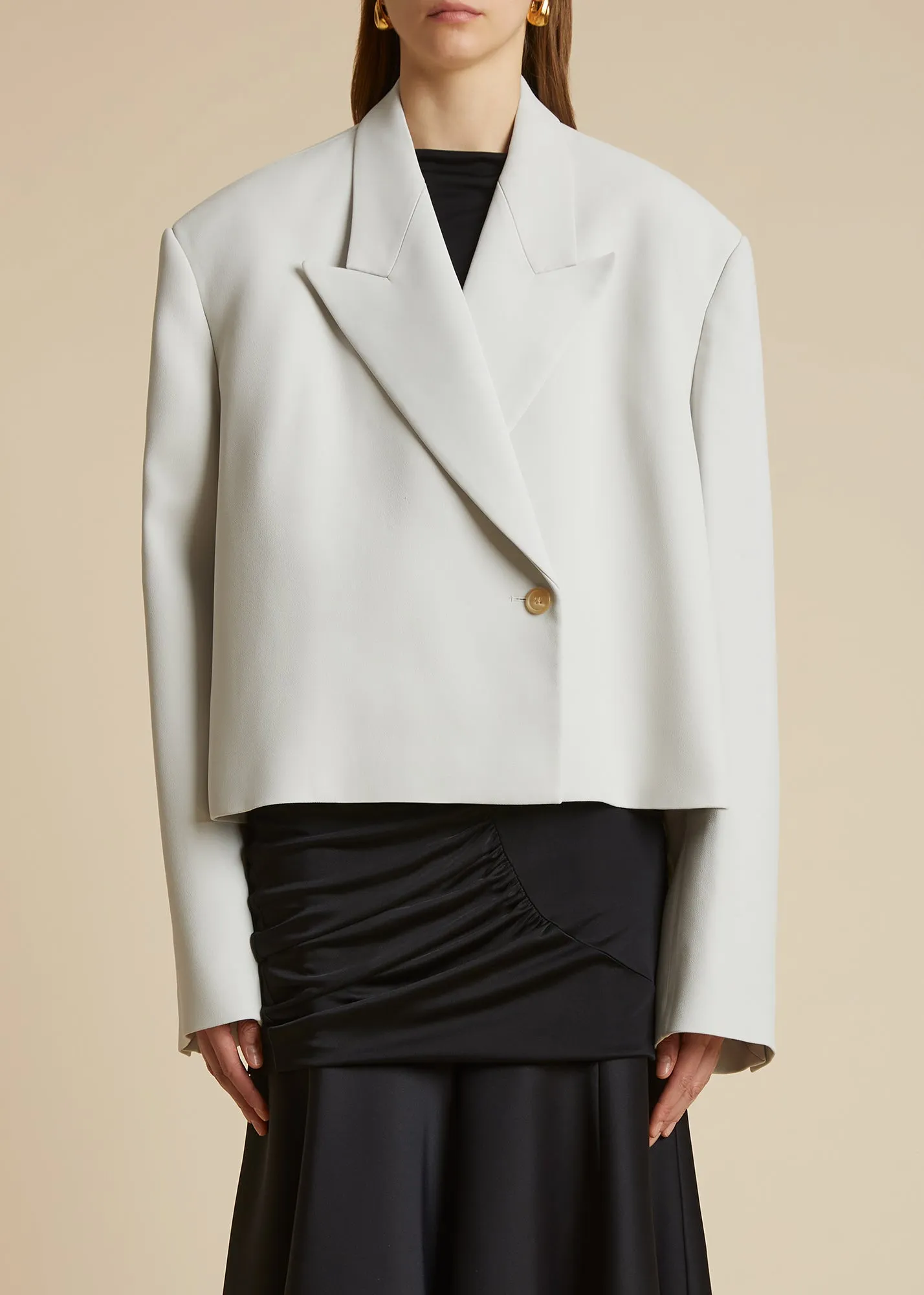 The Raymond Jacket in Nimbus sold by KHAITE product image thumbnail 2