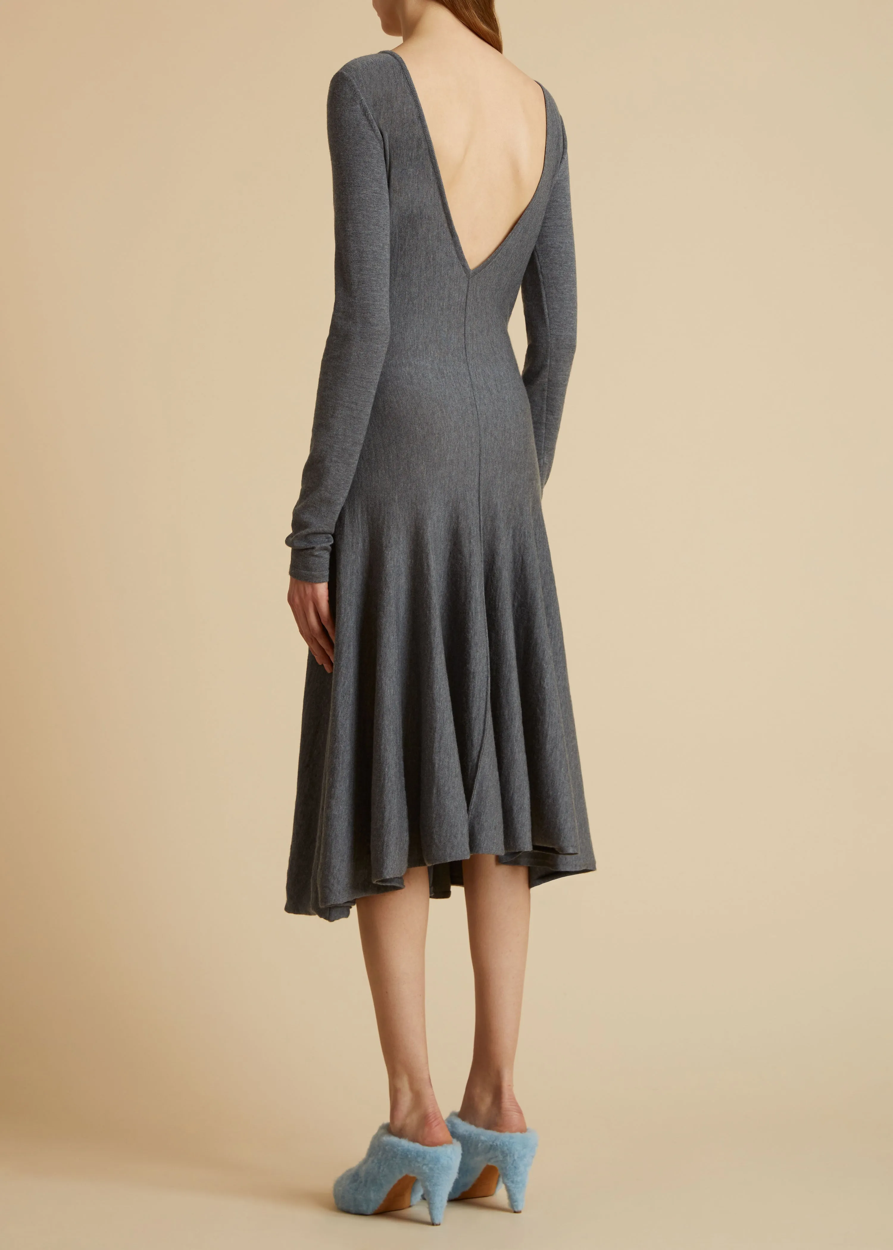 The Dany Dress in Sterling sold by KHAITE product image thumbnail 3