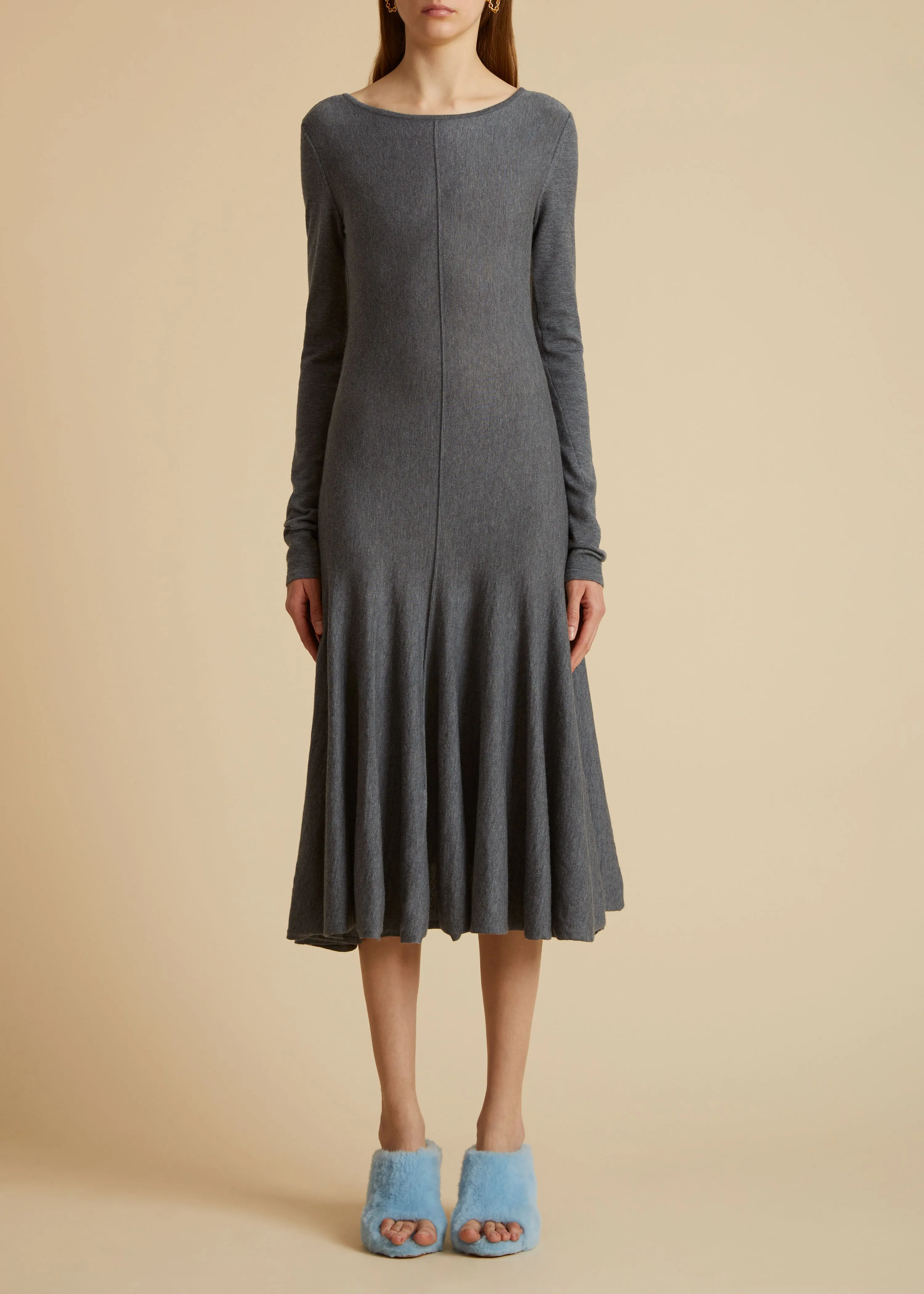 The Dany Dress in Sterling sold by KHAITE product image thumbnail 2