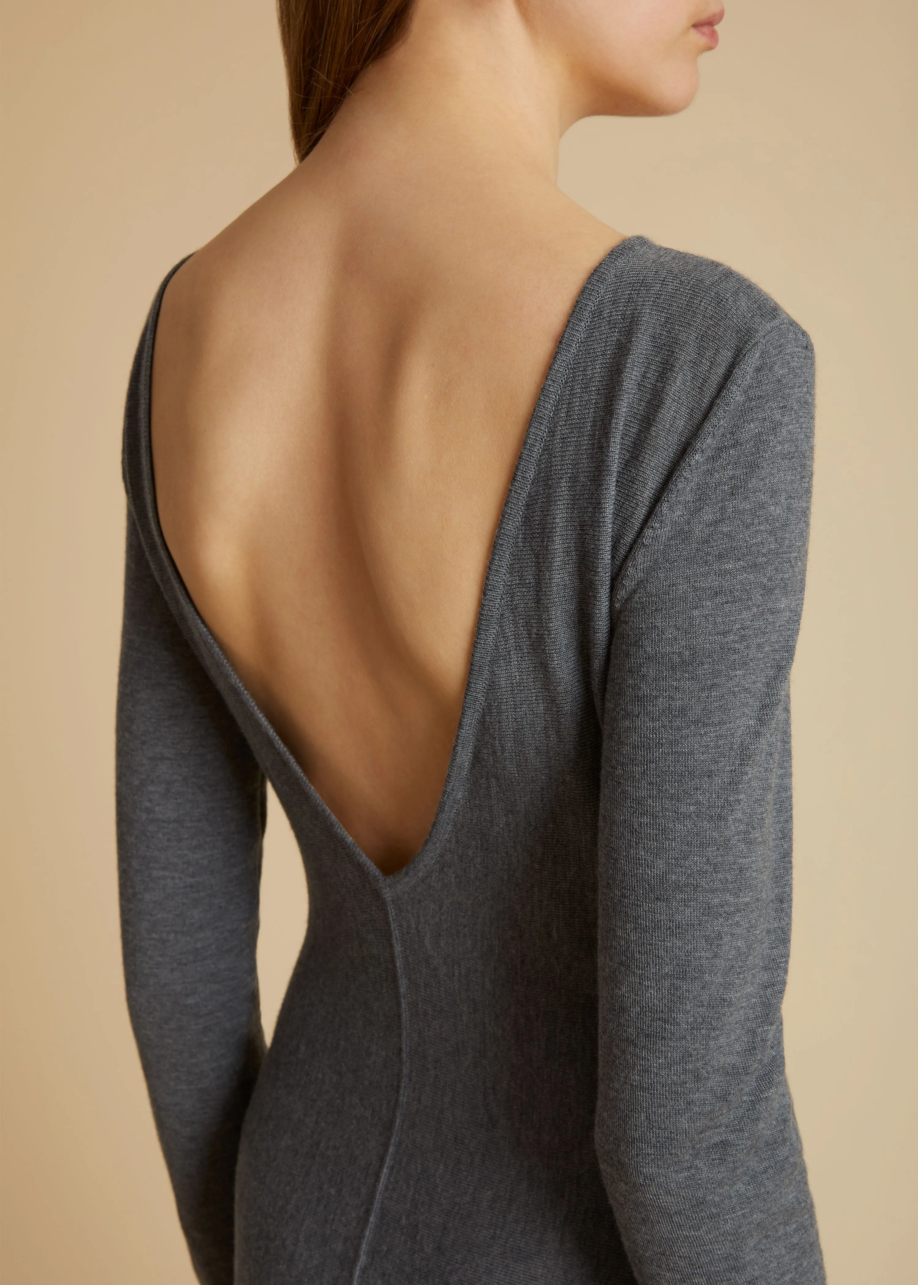 The Dany Dress in Sterling sold by KHAITE product image thumbnail 4