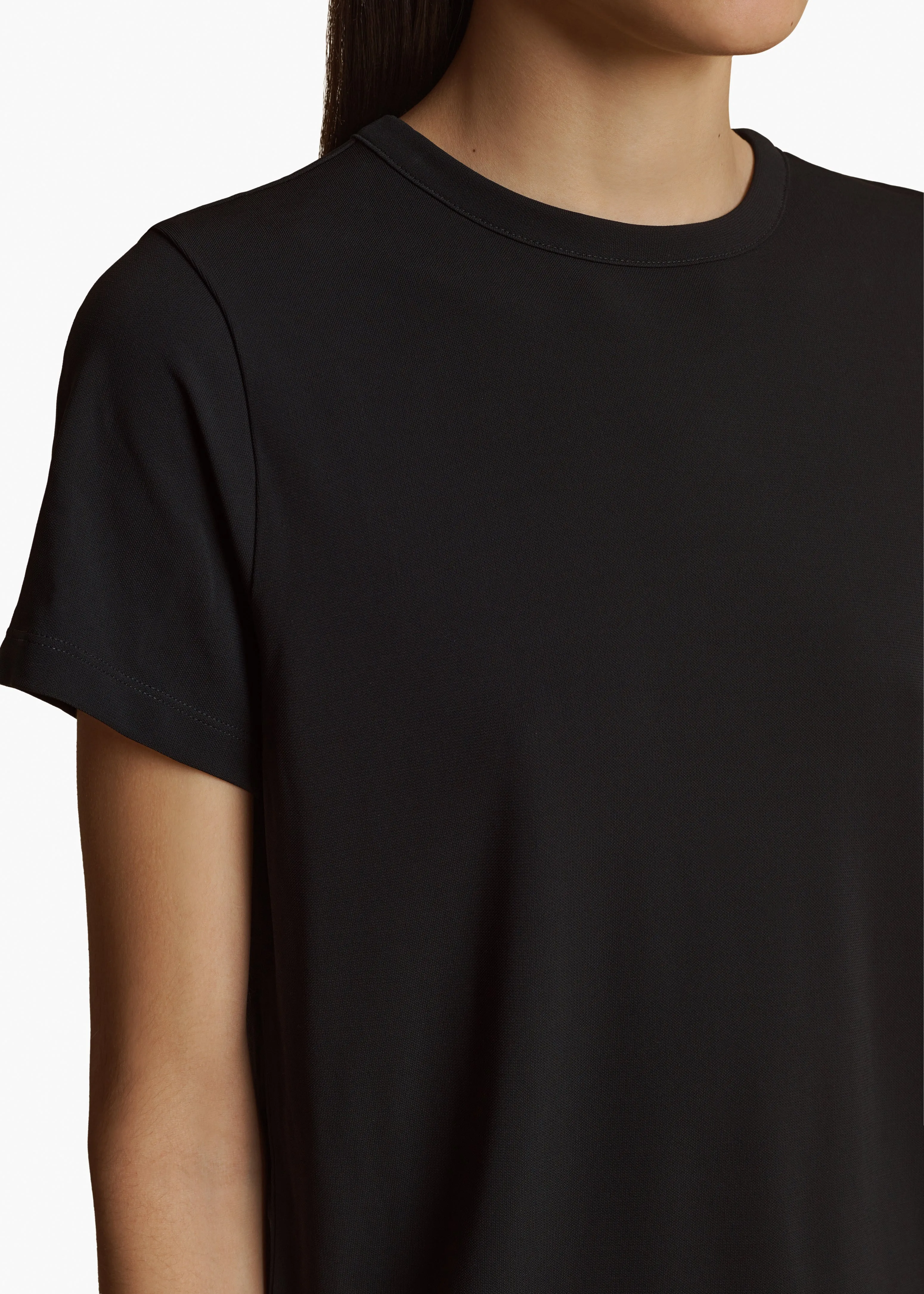 Emmylou T-Shirt in Black Jersey sold by KHAITE product image thumbnail 5