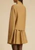 The Sree Top in Nougat sold by KHAITE
