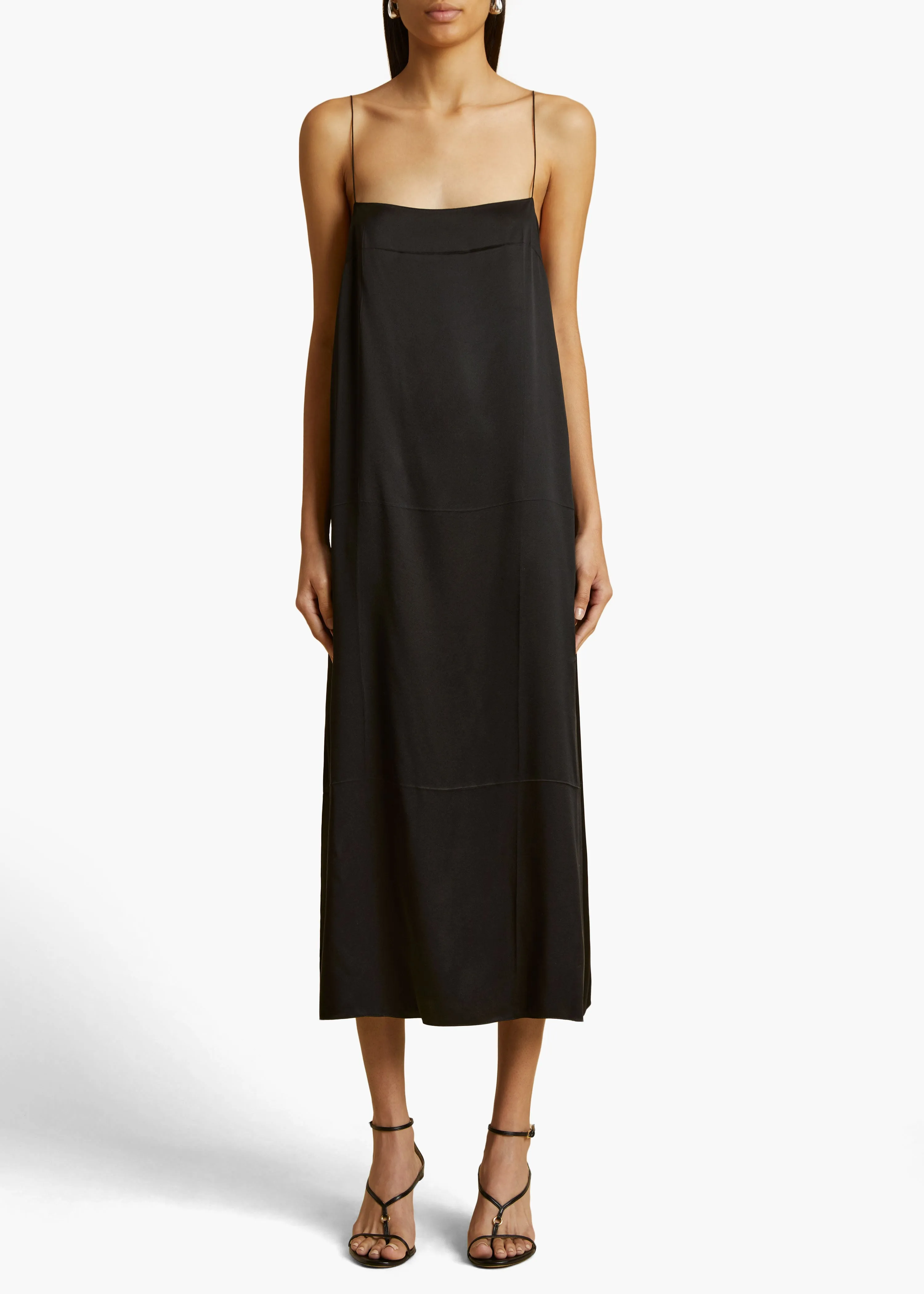 Sicily Dress in Black sold by KHAITE product image thumbnail 3