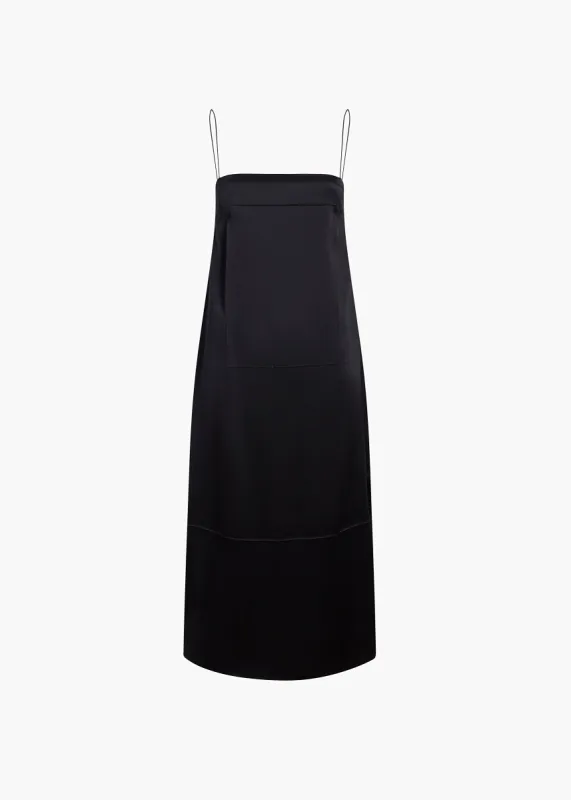 Sicily Dress in Black sold by KHAITE