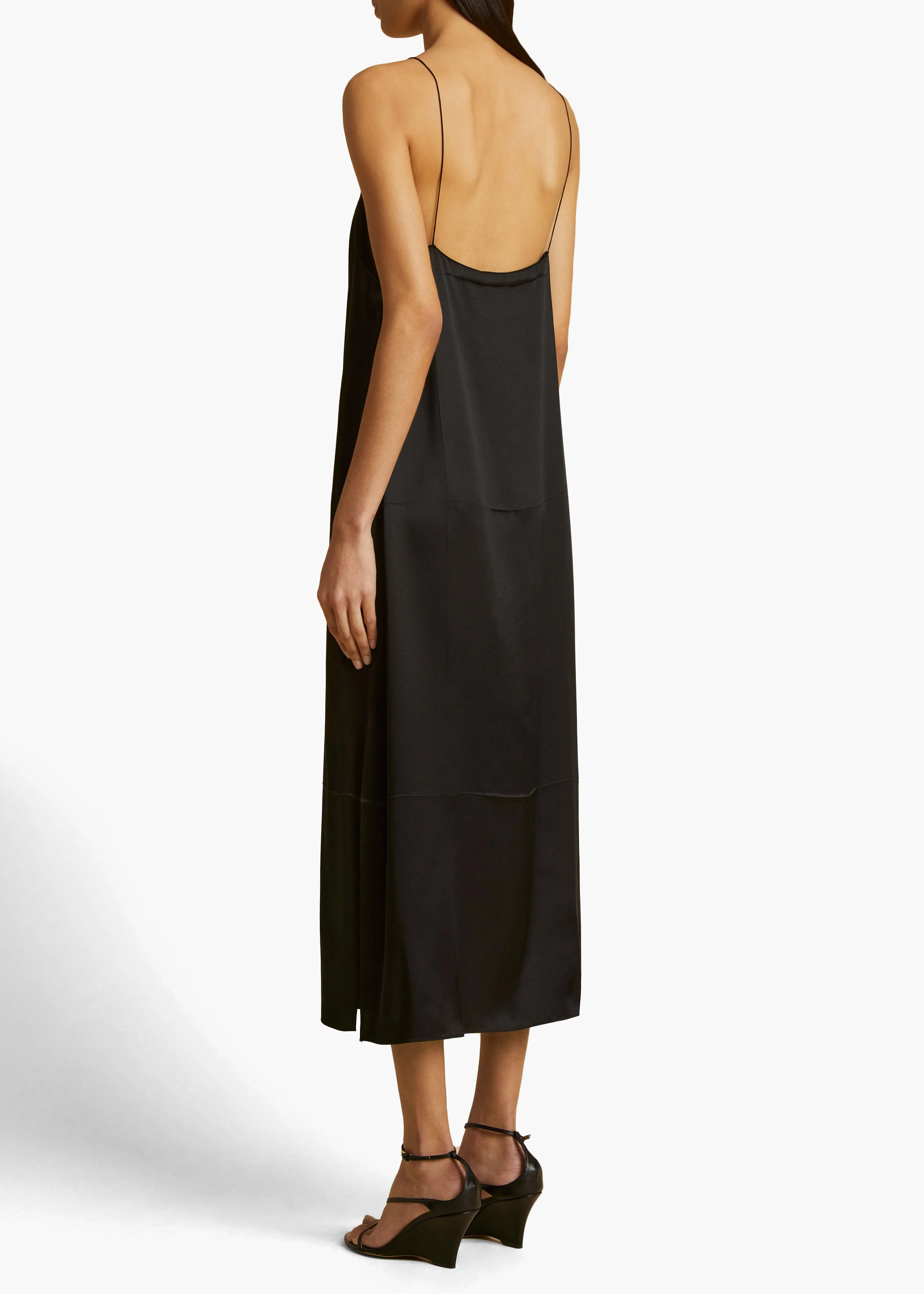 Sicily Dress in Black sold by KHAITE product image thumbnail 4