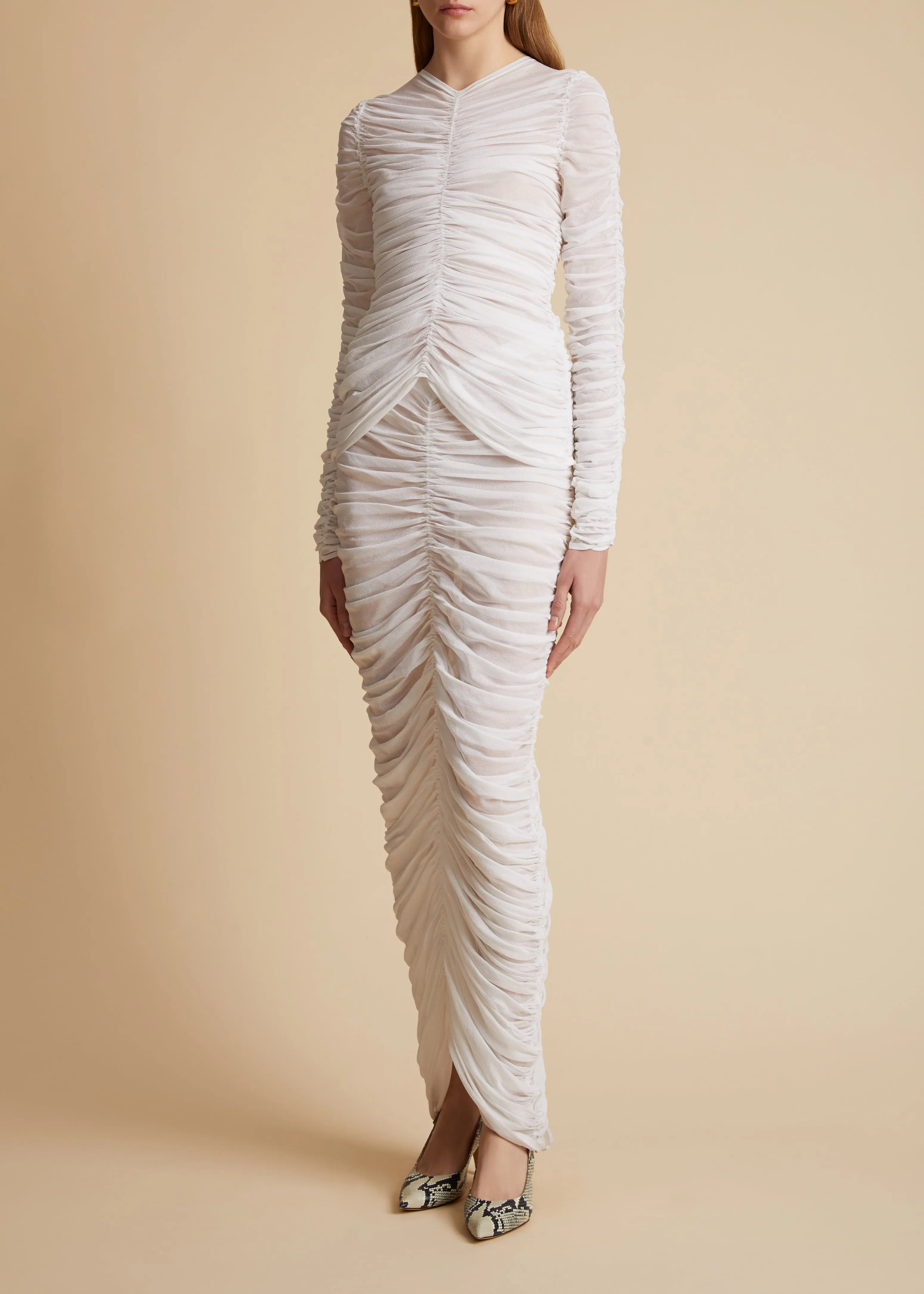 Laure Skirt in Glaze sold by KHAITE product image thumbnail 2