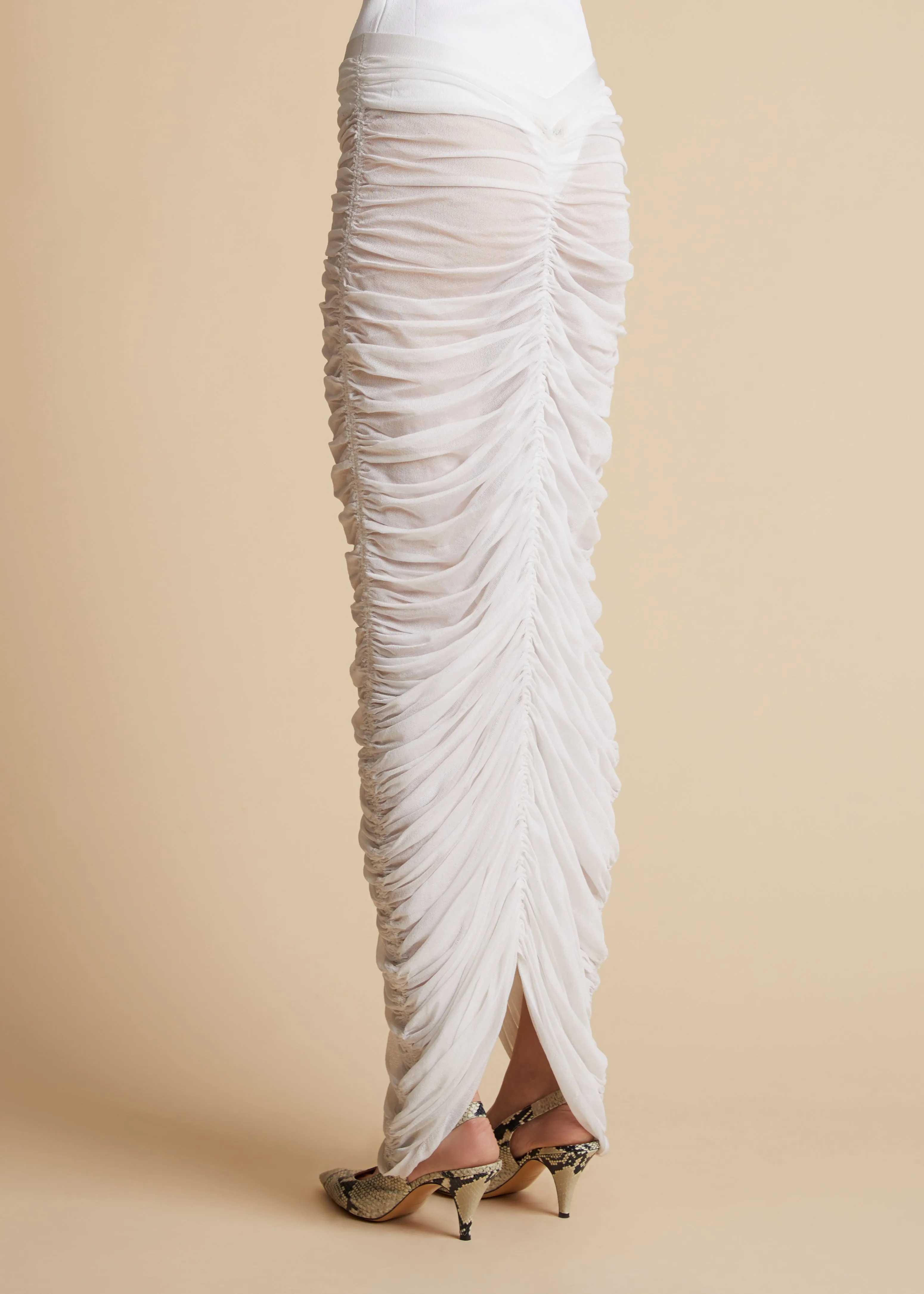 Laure Skirt in Glaze sold by KHAITE product image thumbnail 4