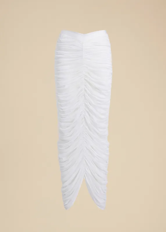 Laure Skirt in Glaze sold by KHAITE