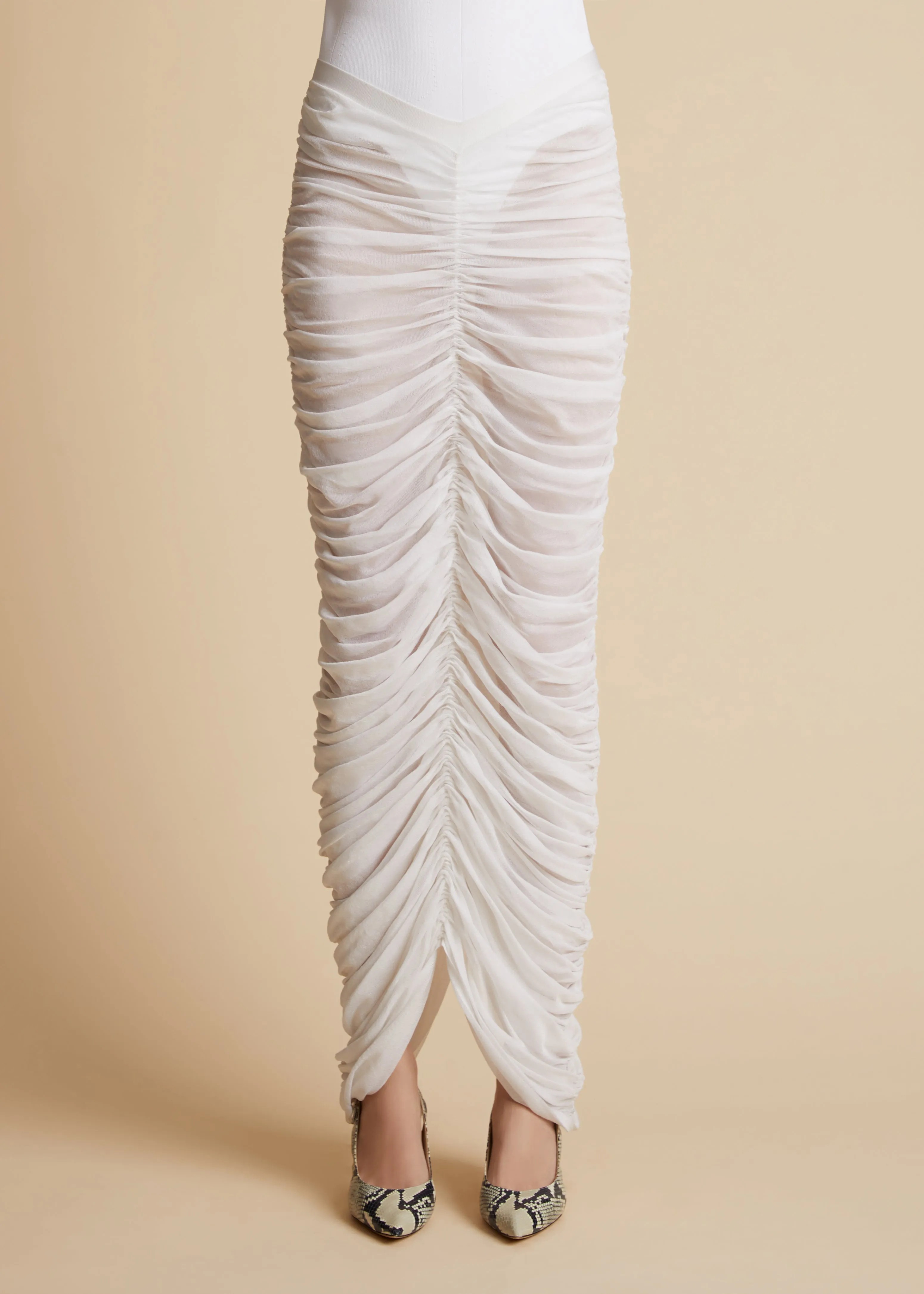 Laure Skirt in Glaze sold by KHAITE product image thumbnail 3