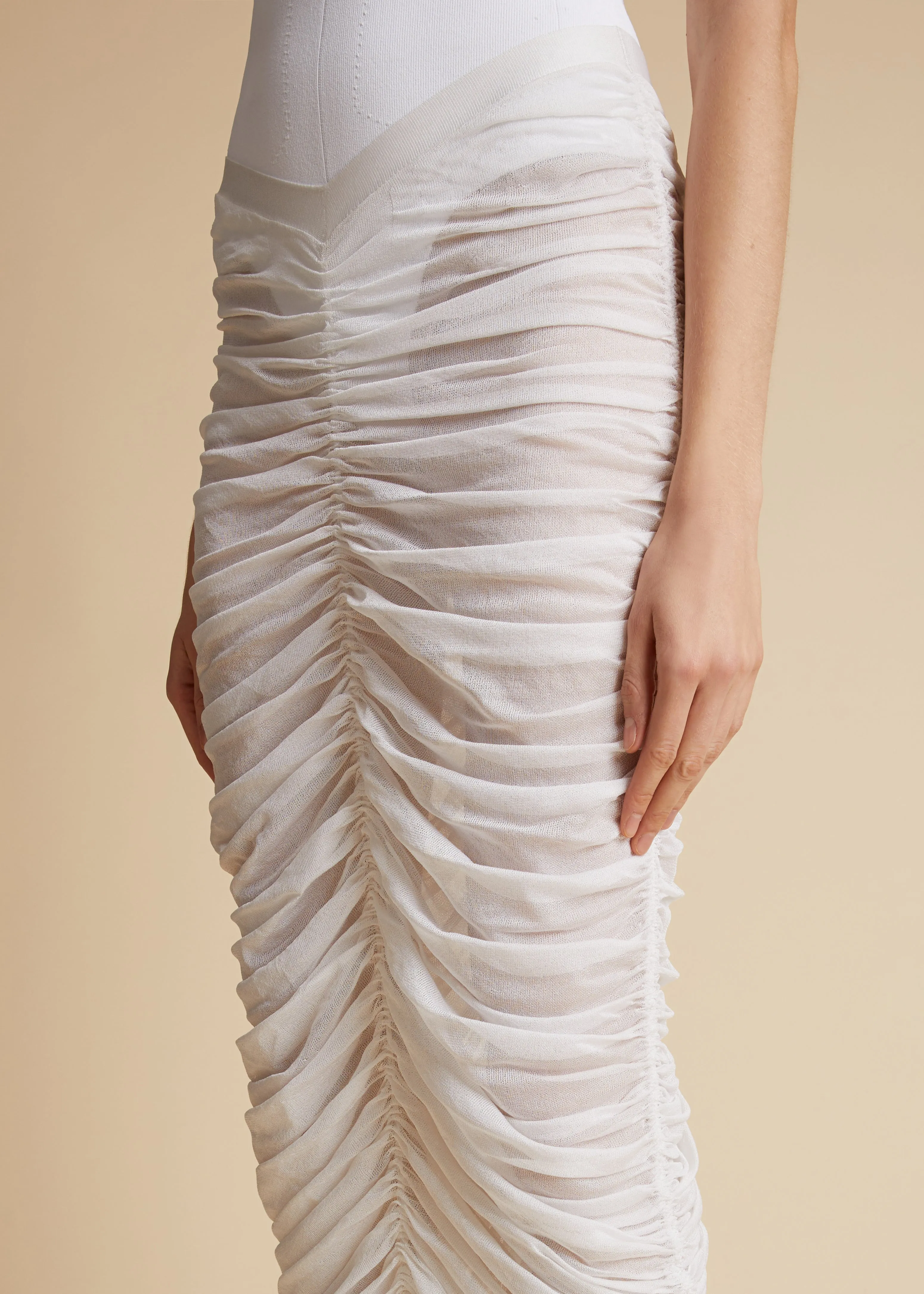 Laure Skirt in Glaze sold by KHAITE product image thumbnail 5