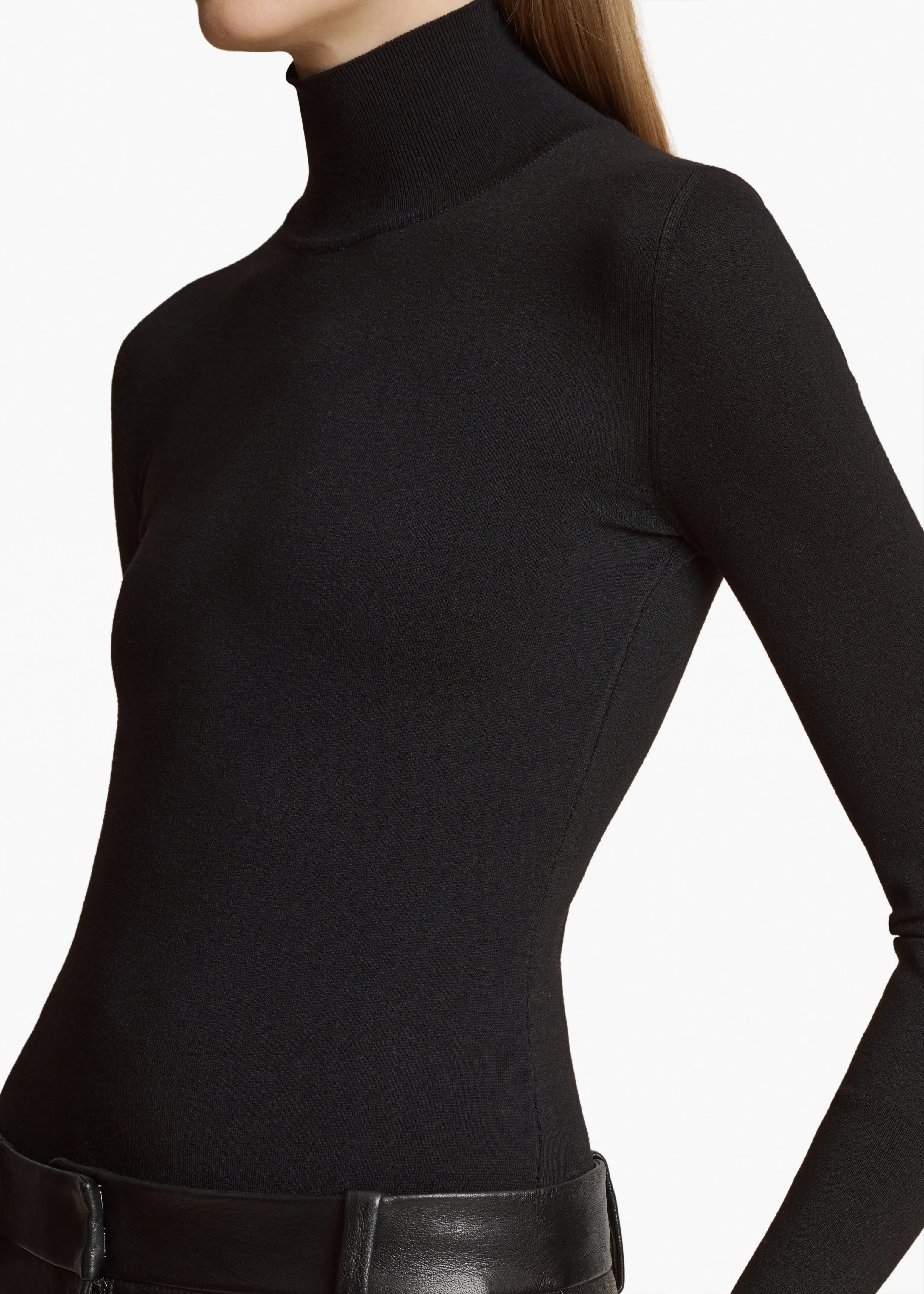 Thea Bodysuit in Black sold by KHAITE product image thumbnail 5