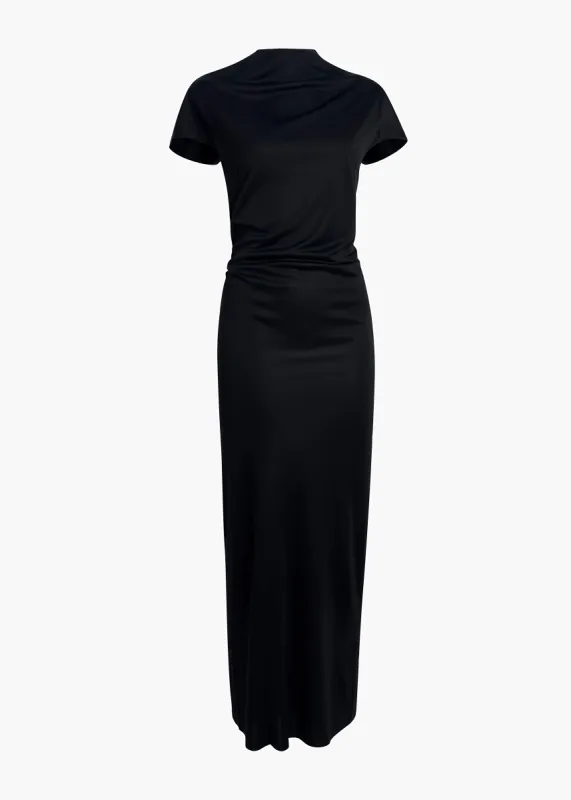 Yenza Dress in Black sold by KHAITE