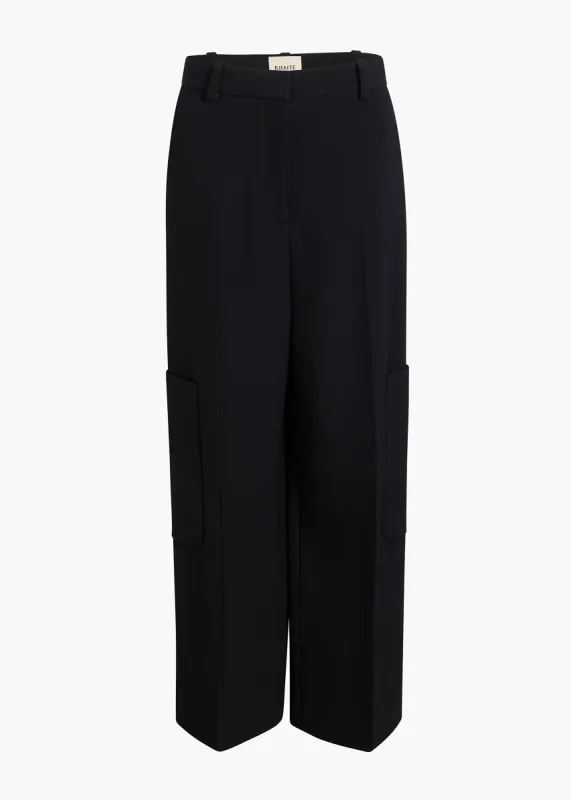 Caiton Pant in Black sold by KHAITE