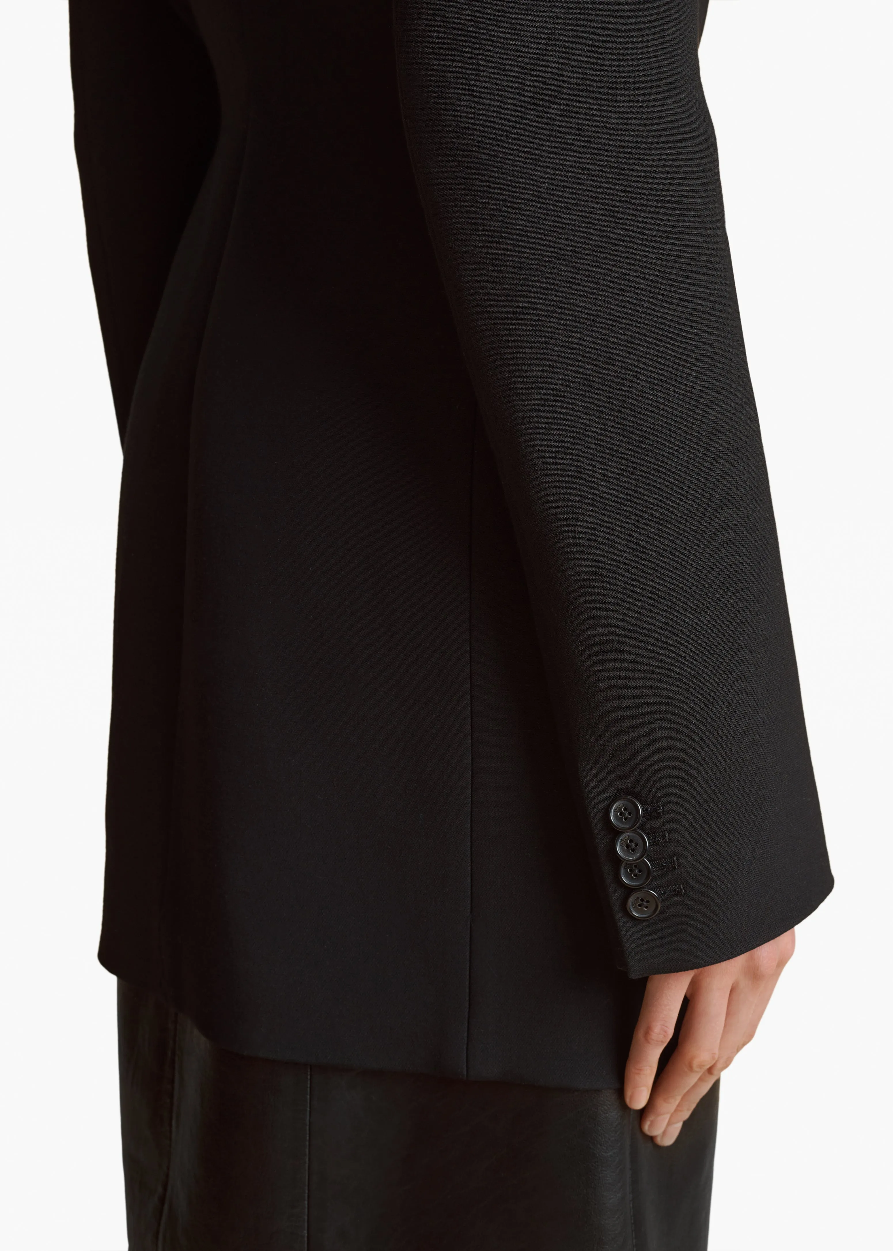 Beckett Blazer in Black sold by KHAITE product image thumbnail 5