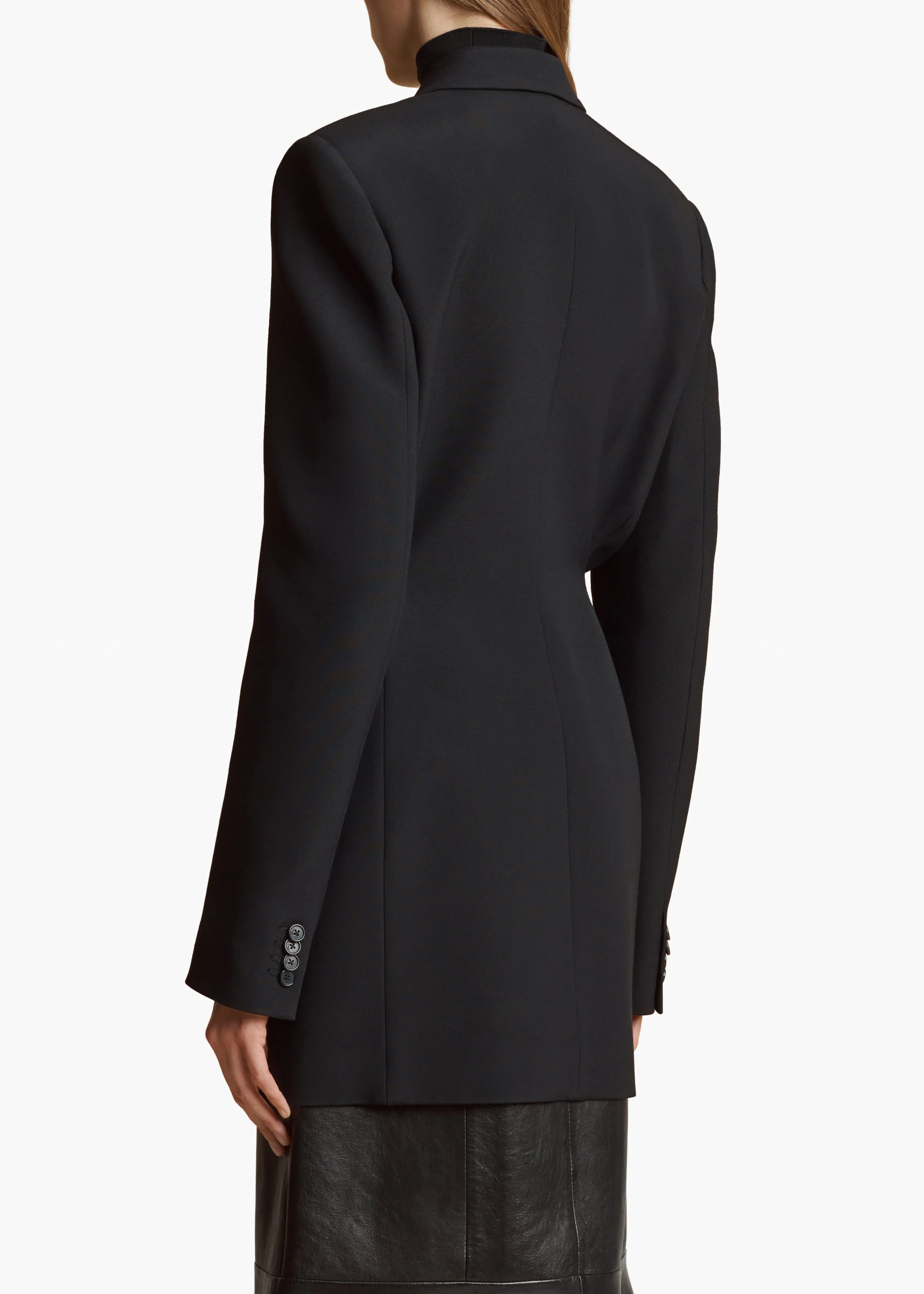 Beckett Blazer in Black sold by KHAITE product image thumbnail 4