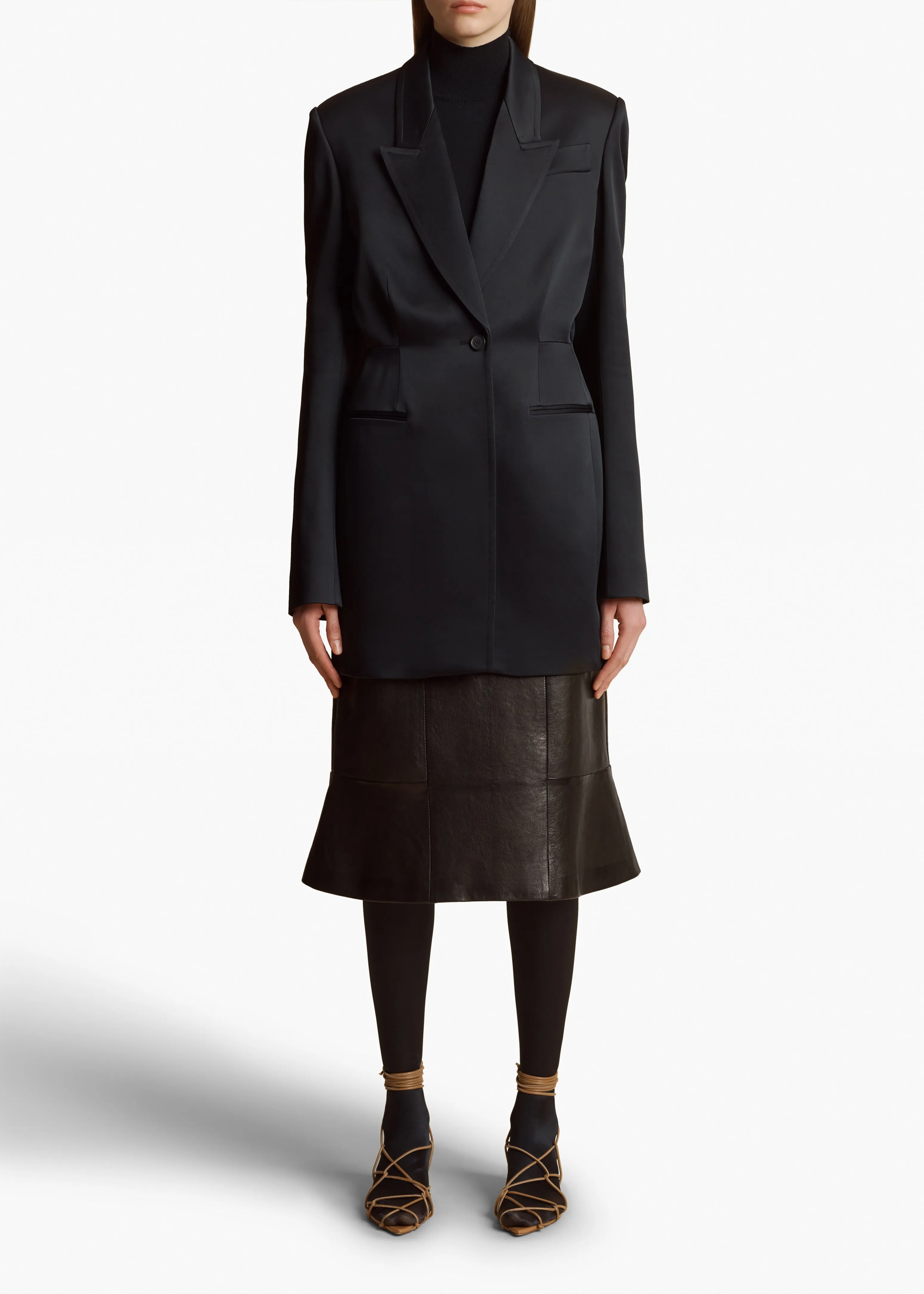 Beckett Blazer in Black sold by KHAITE product image thumbnail 2