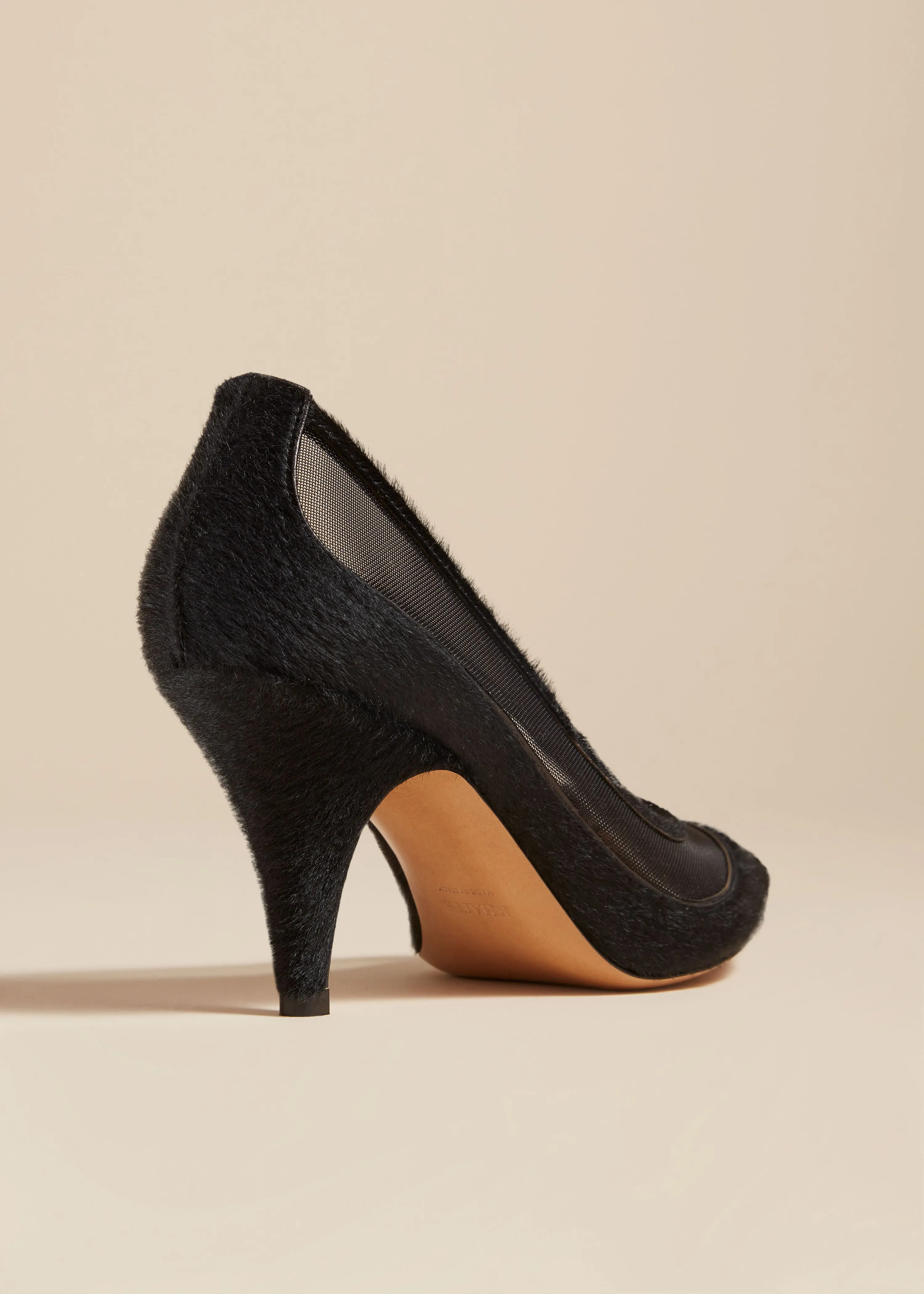 The River Mesh Pump in Black Haircalf sold by KHAITE product image thumbnail 3