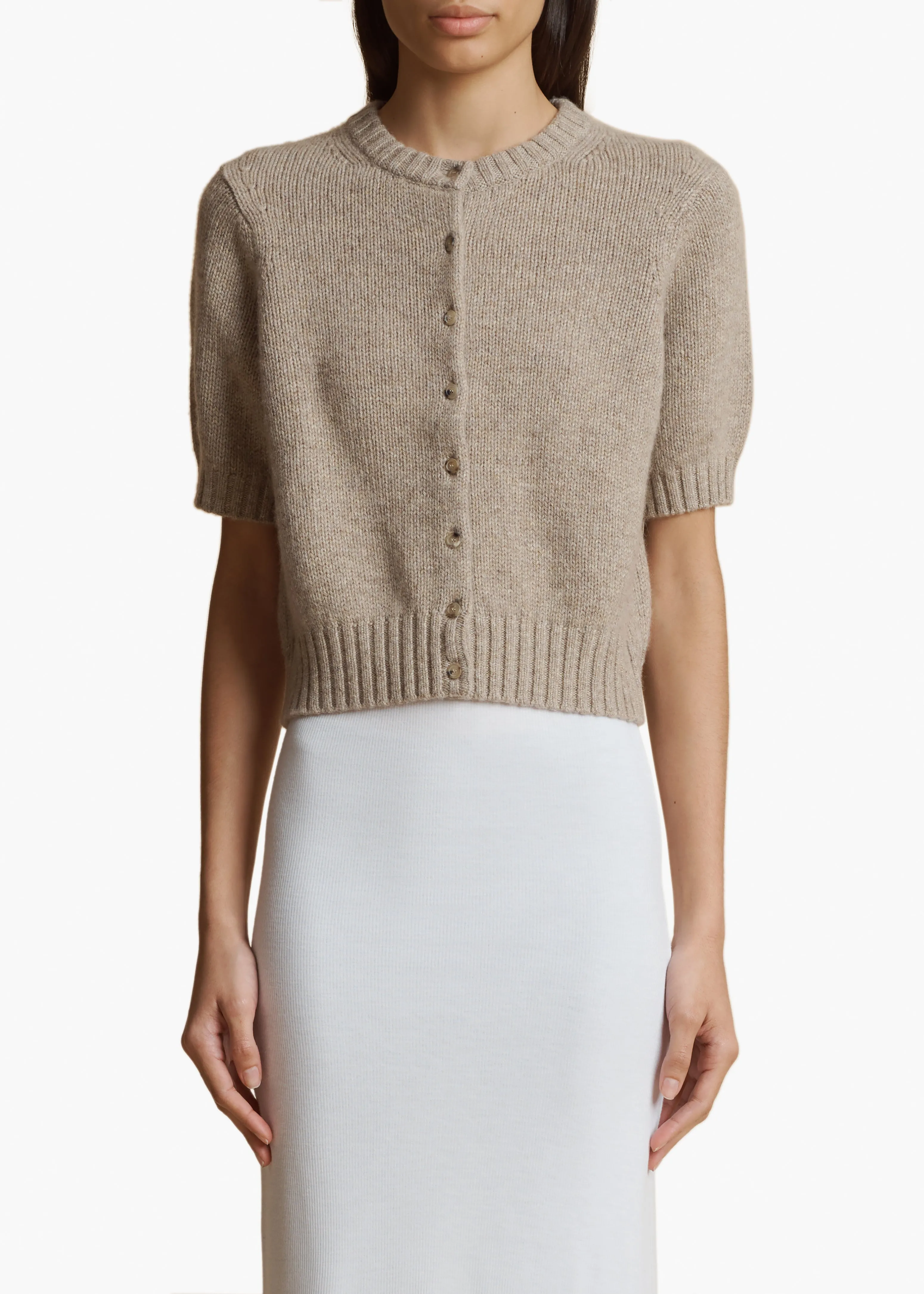 Nora Cardigan in Sepia sold by KHAITE product image thumbnail 3