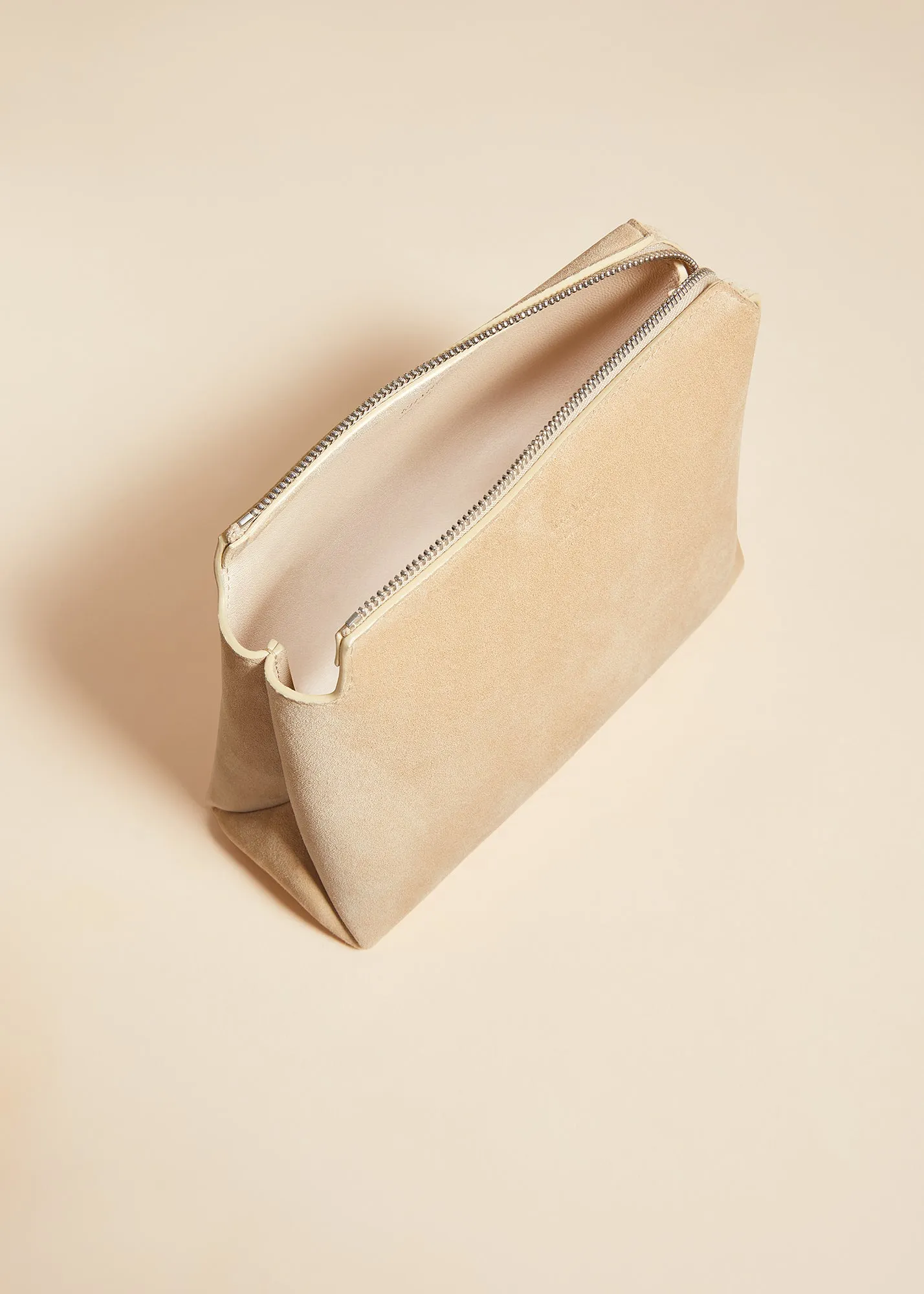 Lina Pochette in Dark Ivory Suede sold by KHAITE product image thumbnail 4