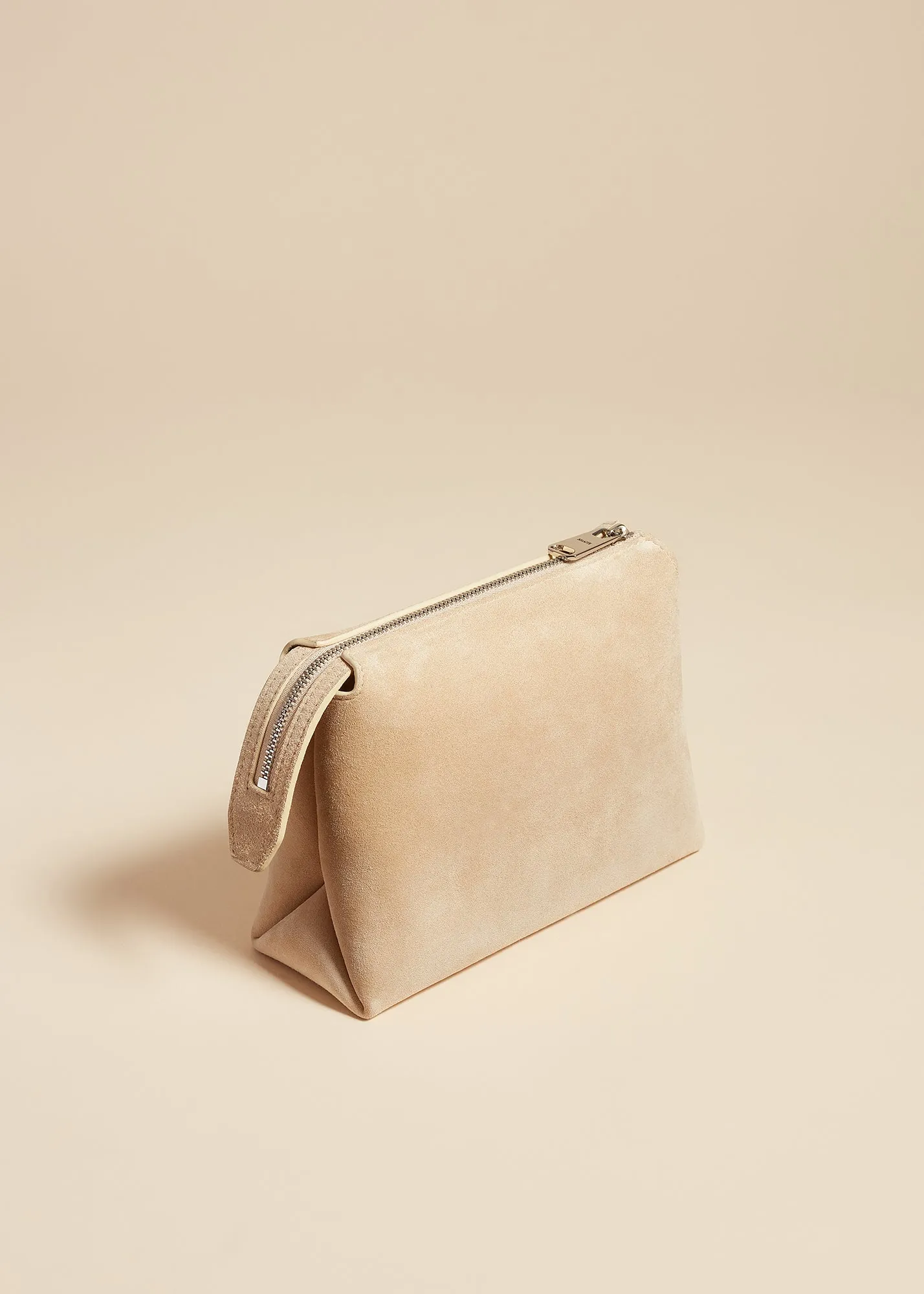 Lina Pochette in Dark Ivory Suede sold by KHAITE product image thumbnail 2