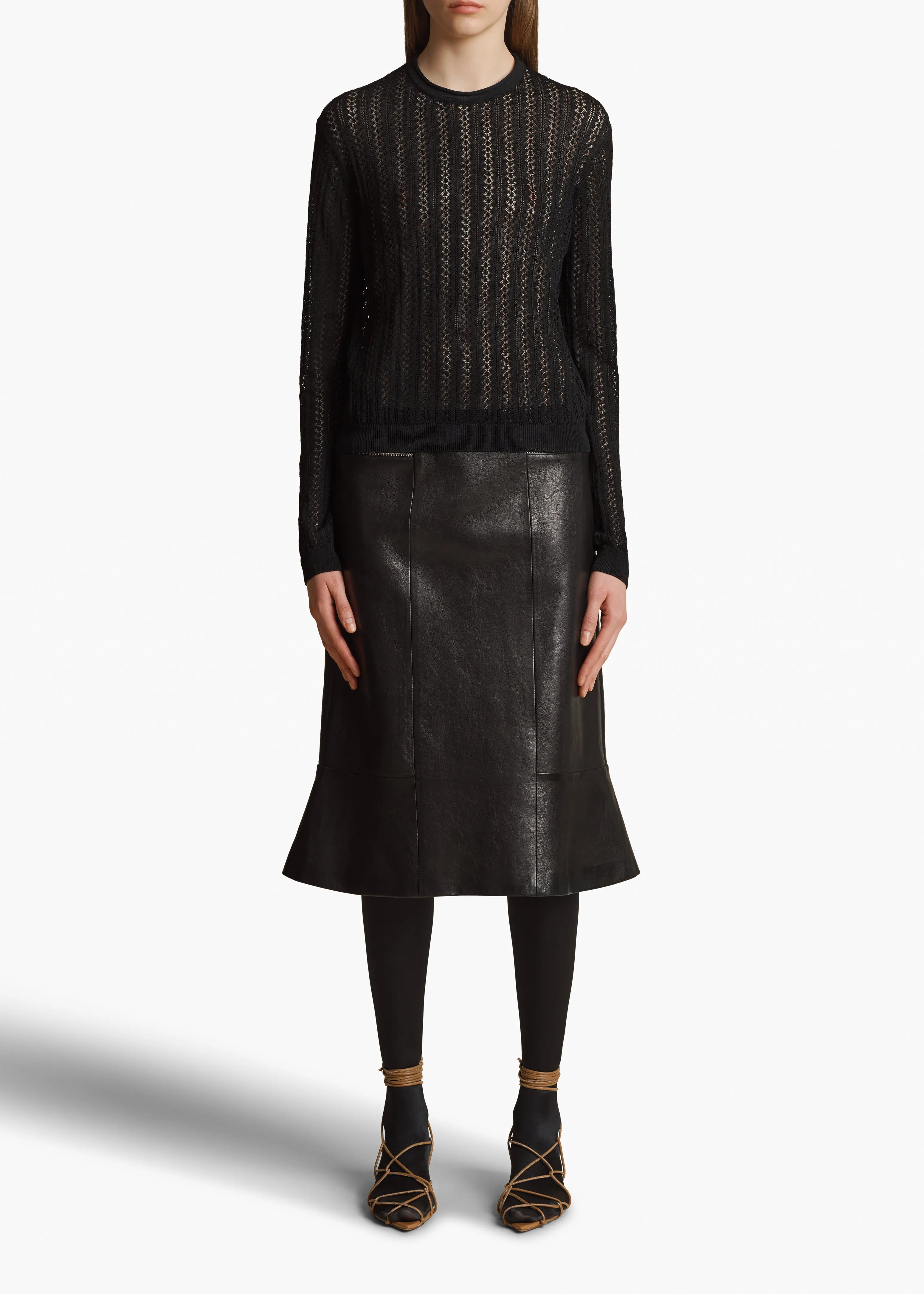 Colleen Top in Black sold by KHAITE product image thumbnail 2