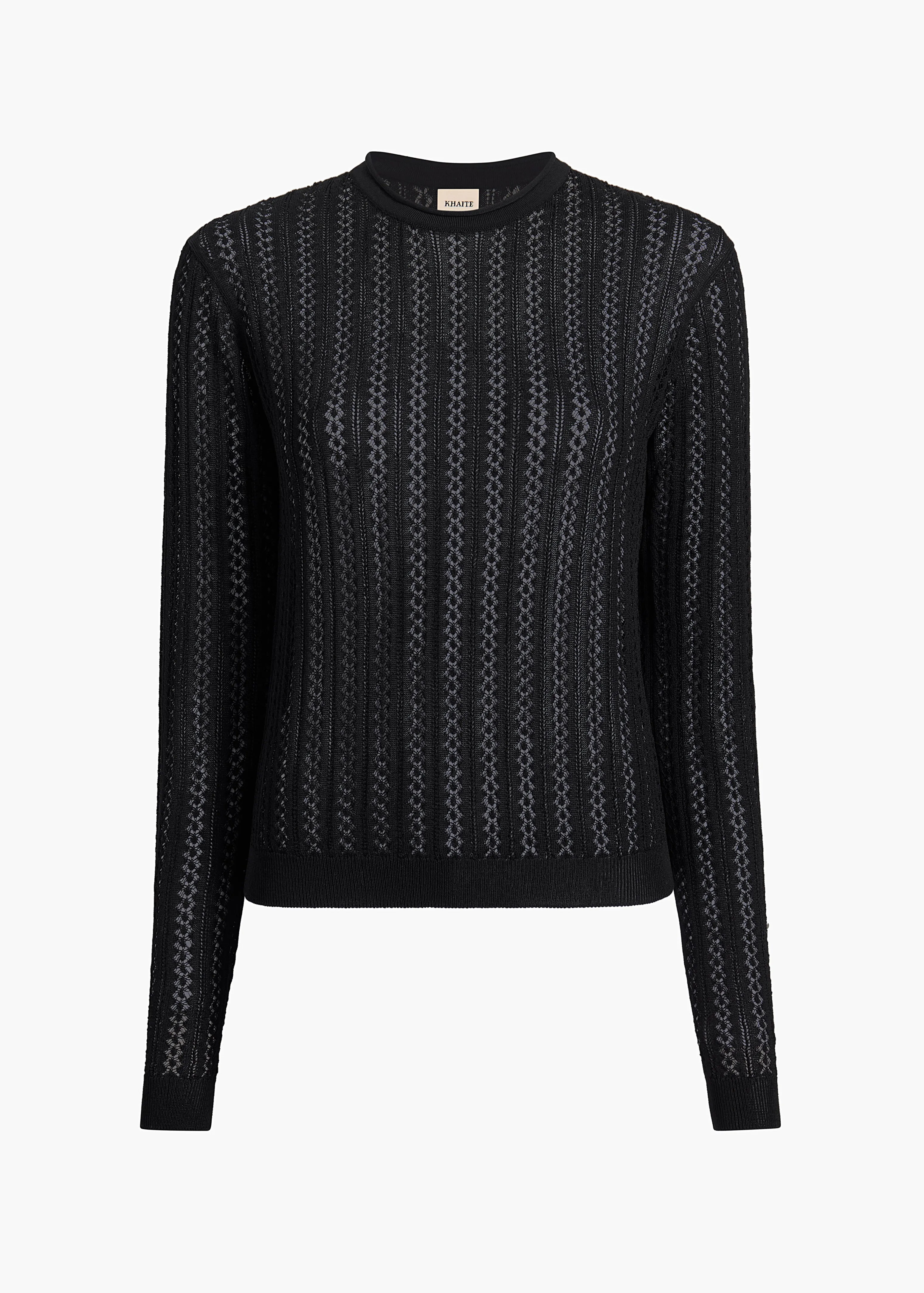 Colleen Top in Black sold by KHAITE