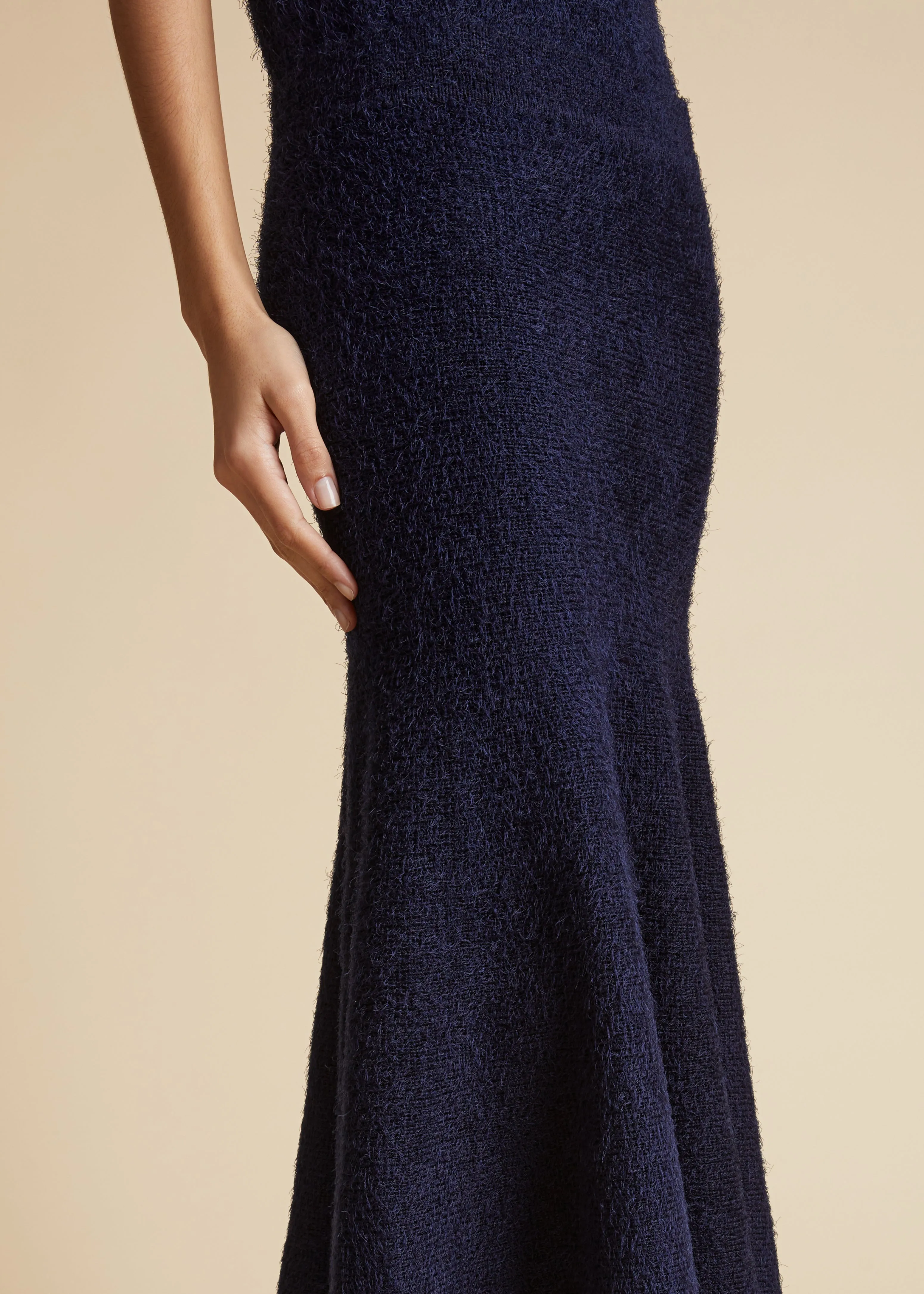 Cadence Skirt in Navy sold by KHAITE product image thumbnail 5