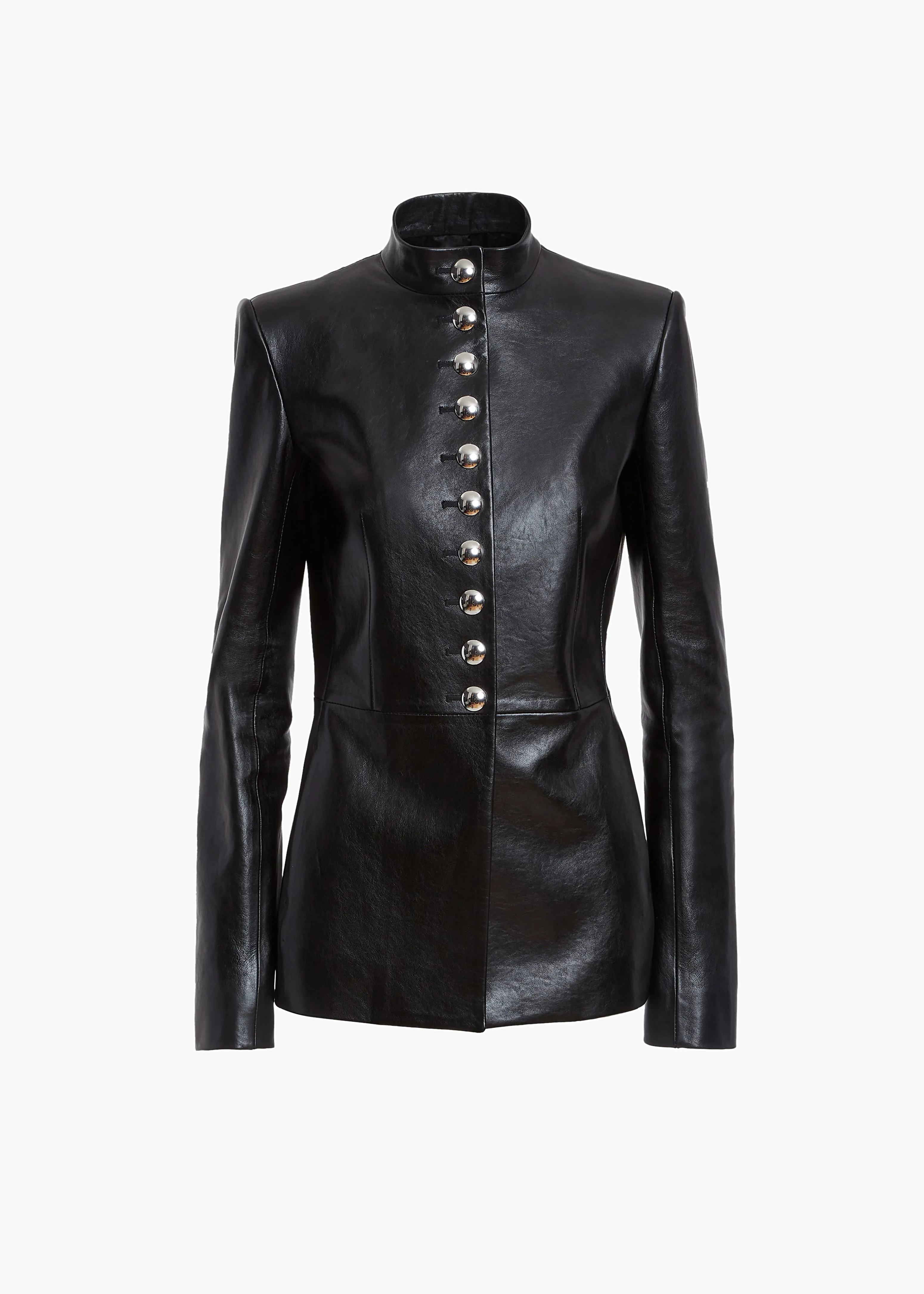 Samuel Jacket in Black Leather sold by KHAITE