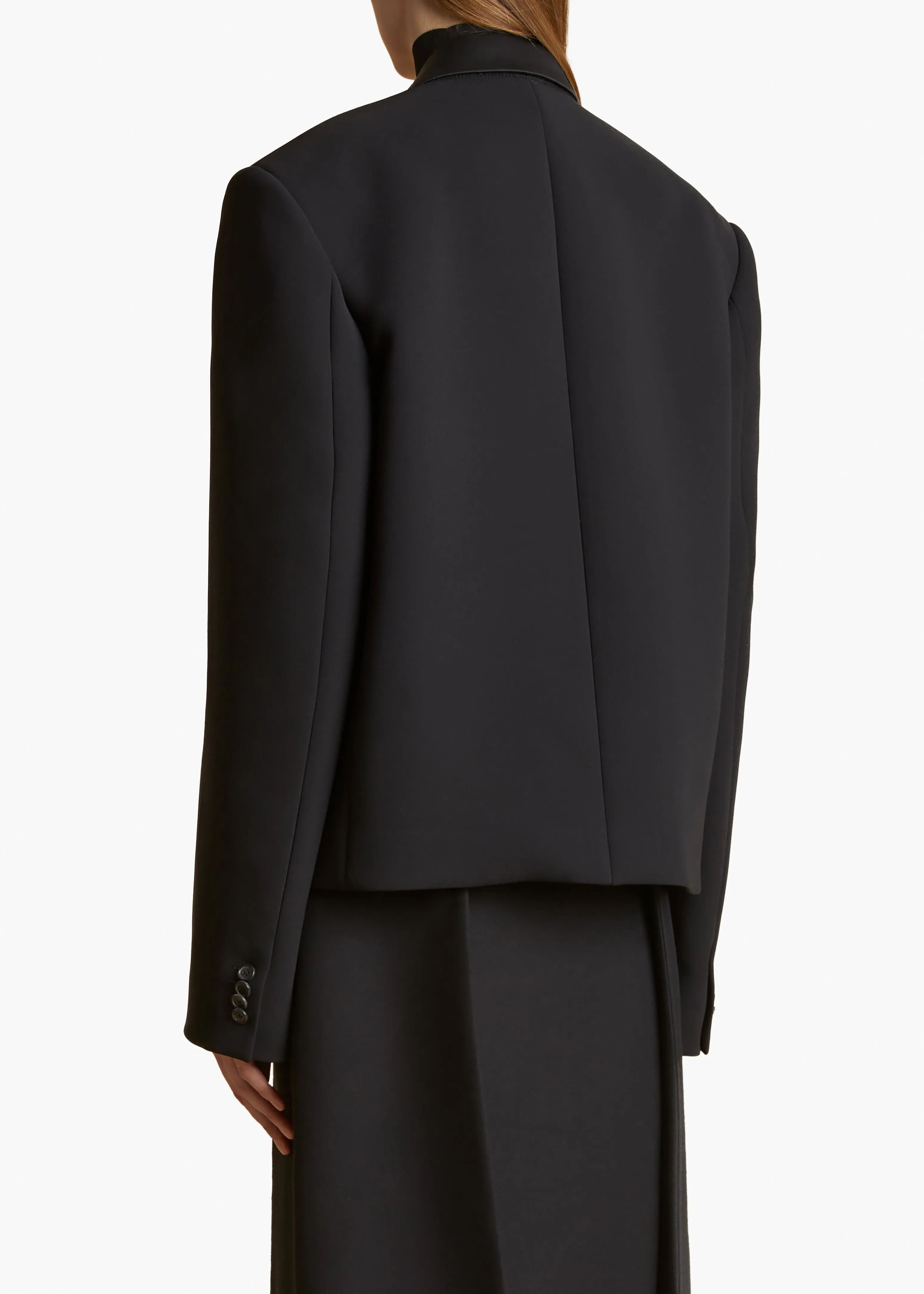 Tonni Blazer in Black sold by KHAITE product image thumbnail 4