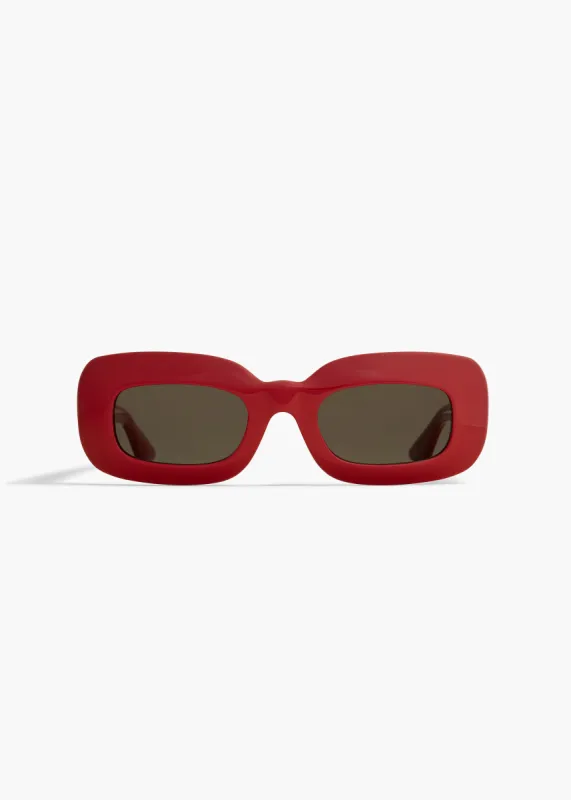 KHAITE x Oliver Peoples 1966C in Red and Grey sold by KHAITE