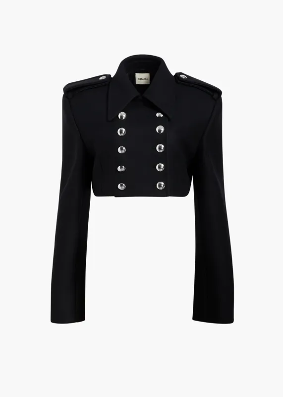 Leara Jacket in Black sold by KHAITE