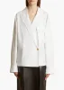 Garth Top in White sold by KHAITE