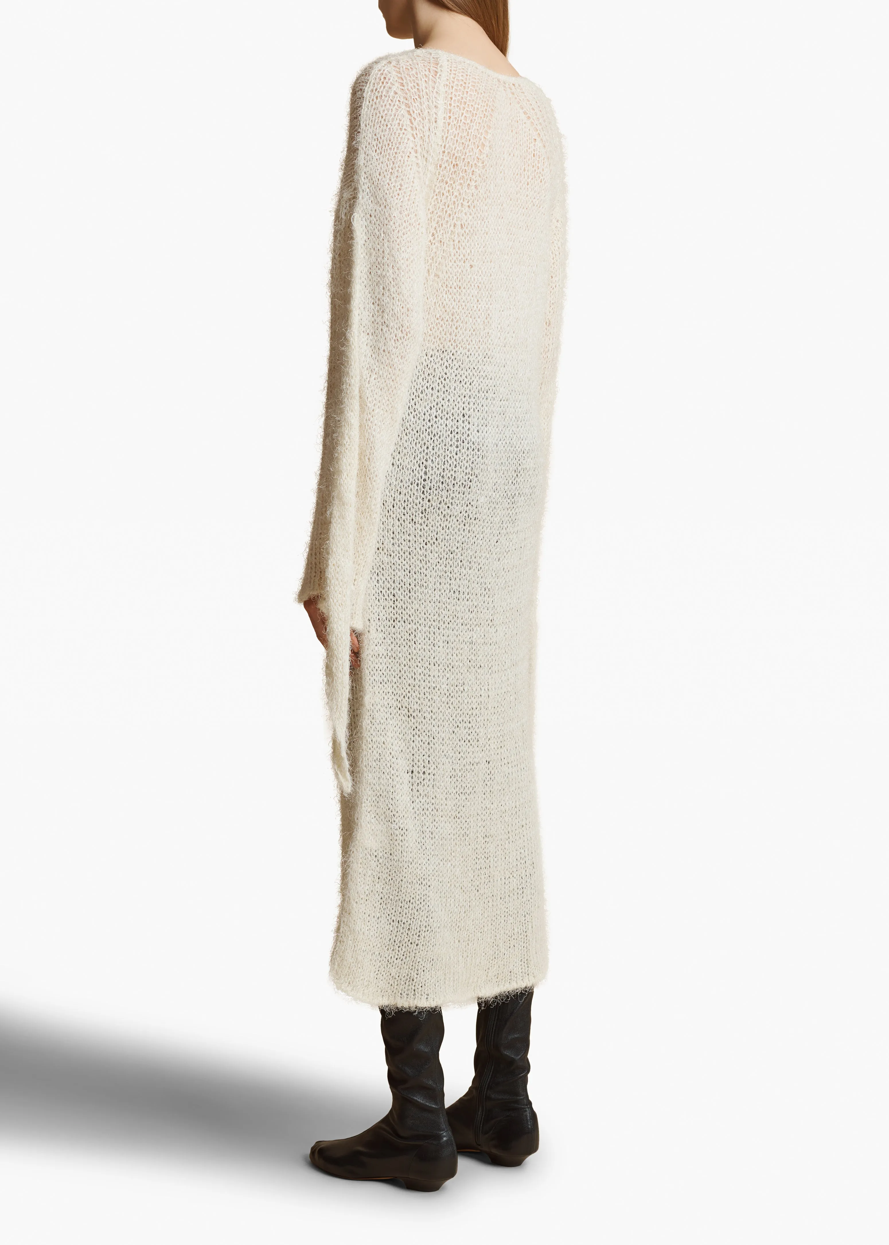 Luke Dress in Cream sold by KHAITE product image thumbnail 4