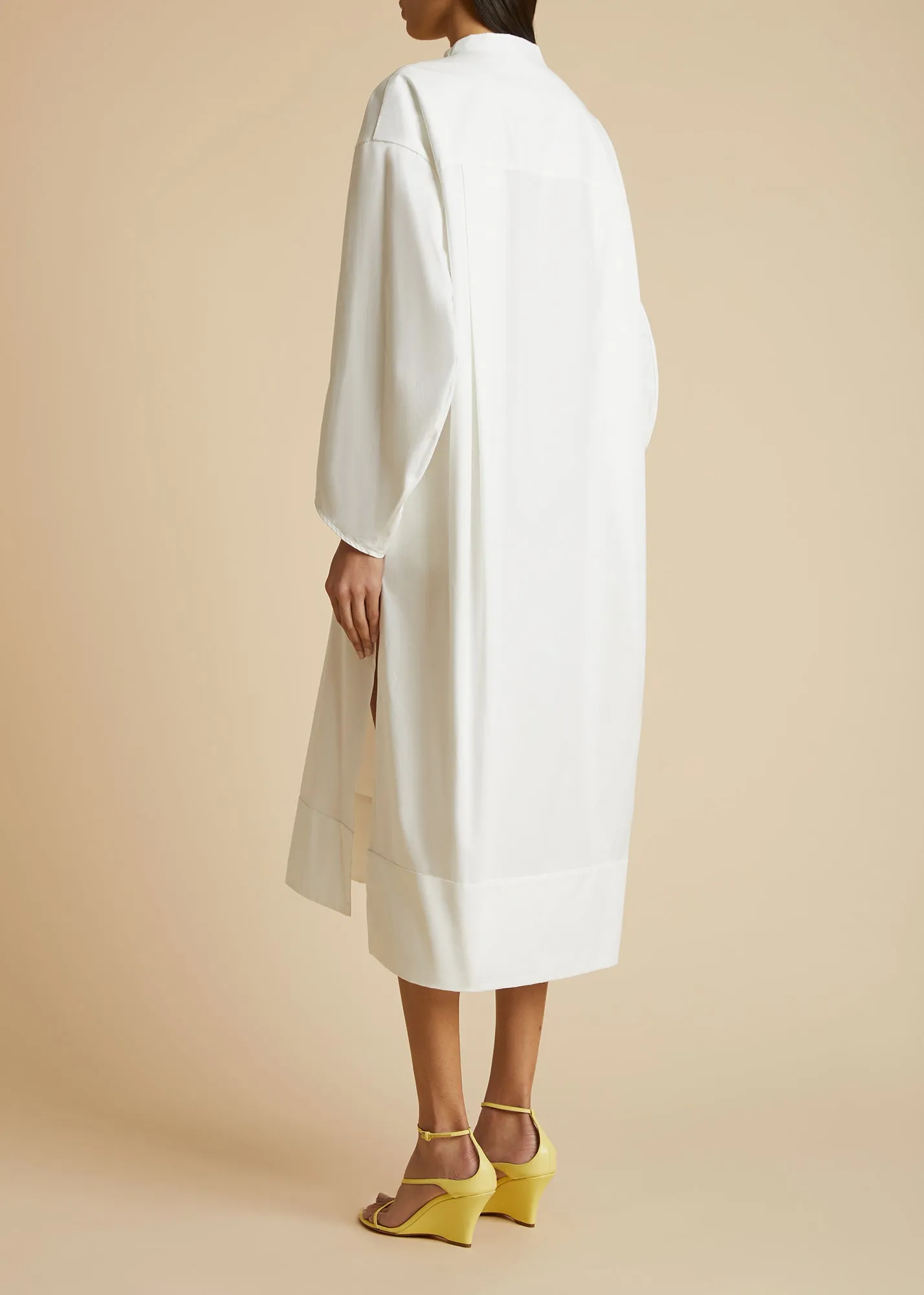 The Brom Dress in White sold by KHAITE product image thumbnail 3