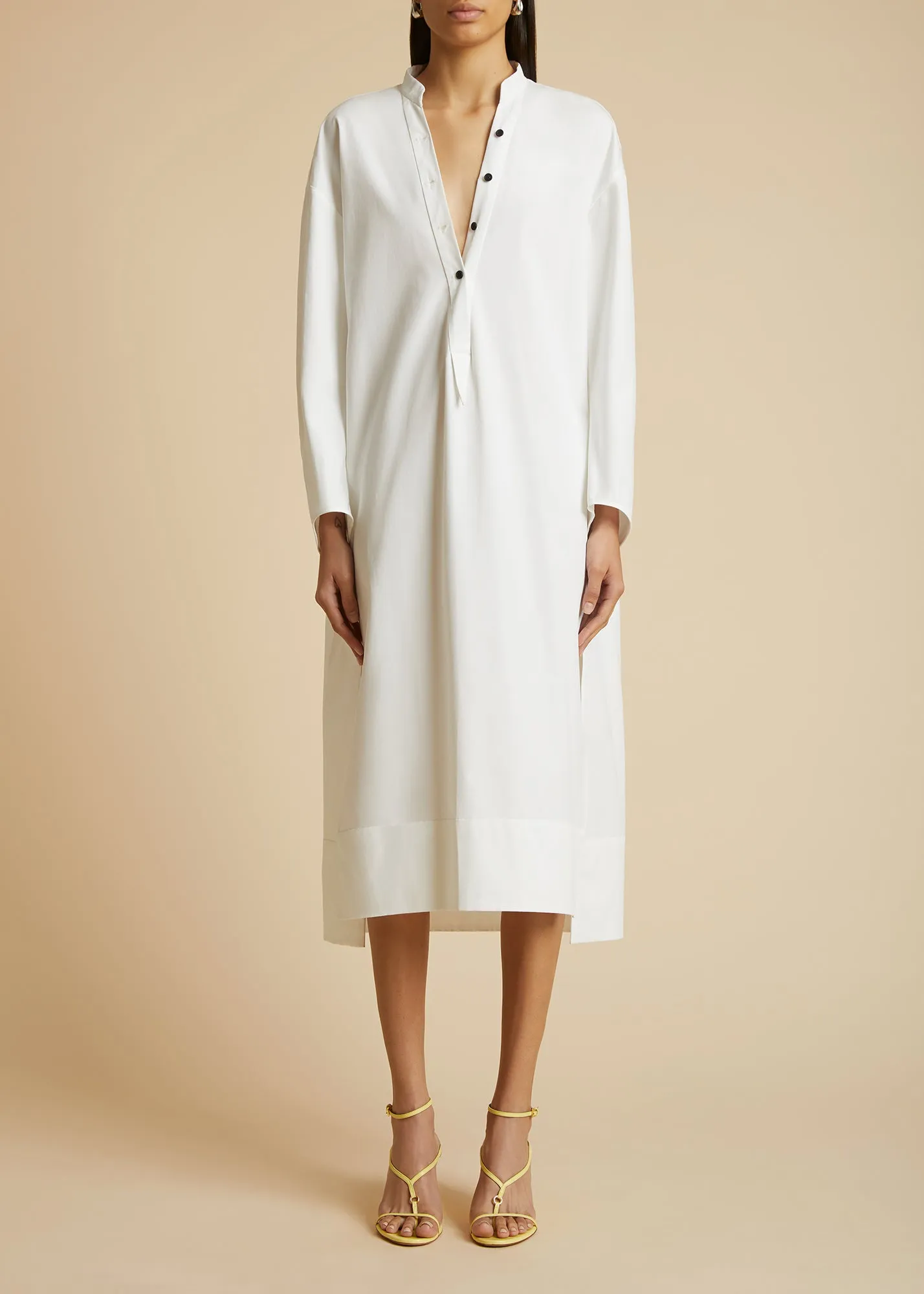 The Brom Dress in White sold by KHAITE product image thumbnail 2