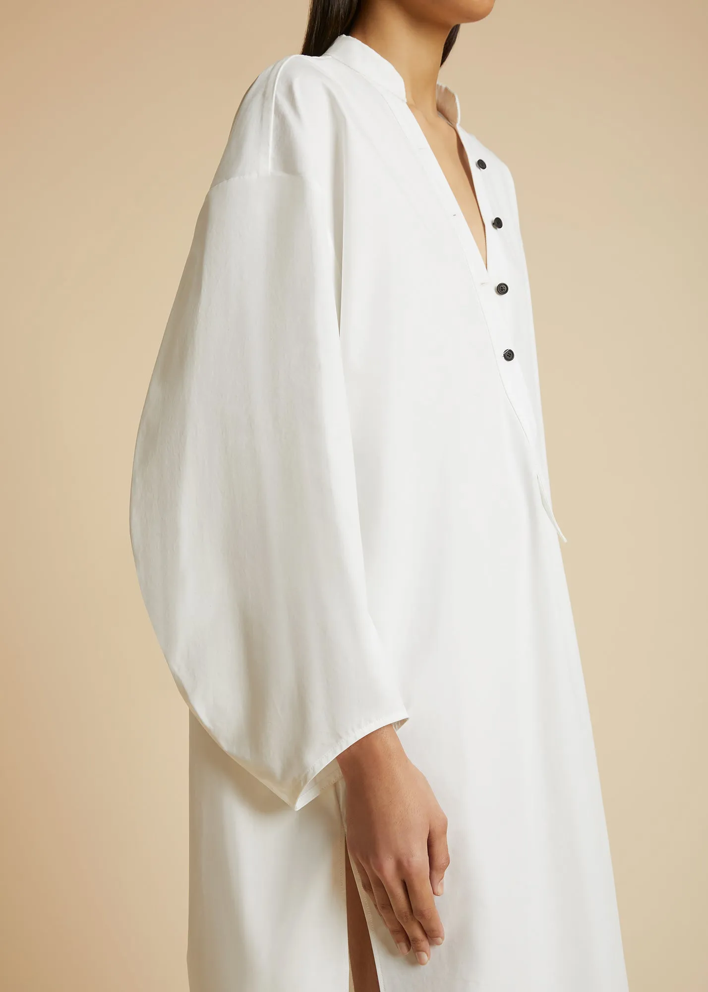 The Brom Dress in White sold by KHAITE product image thumbnail 4