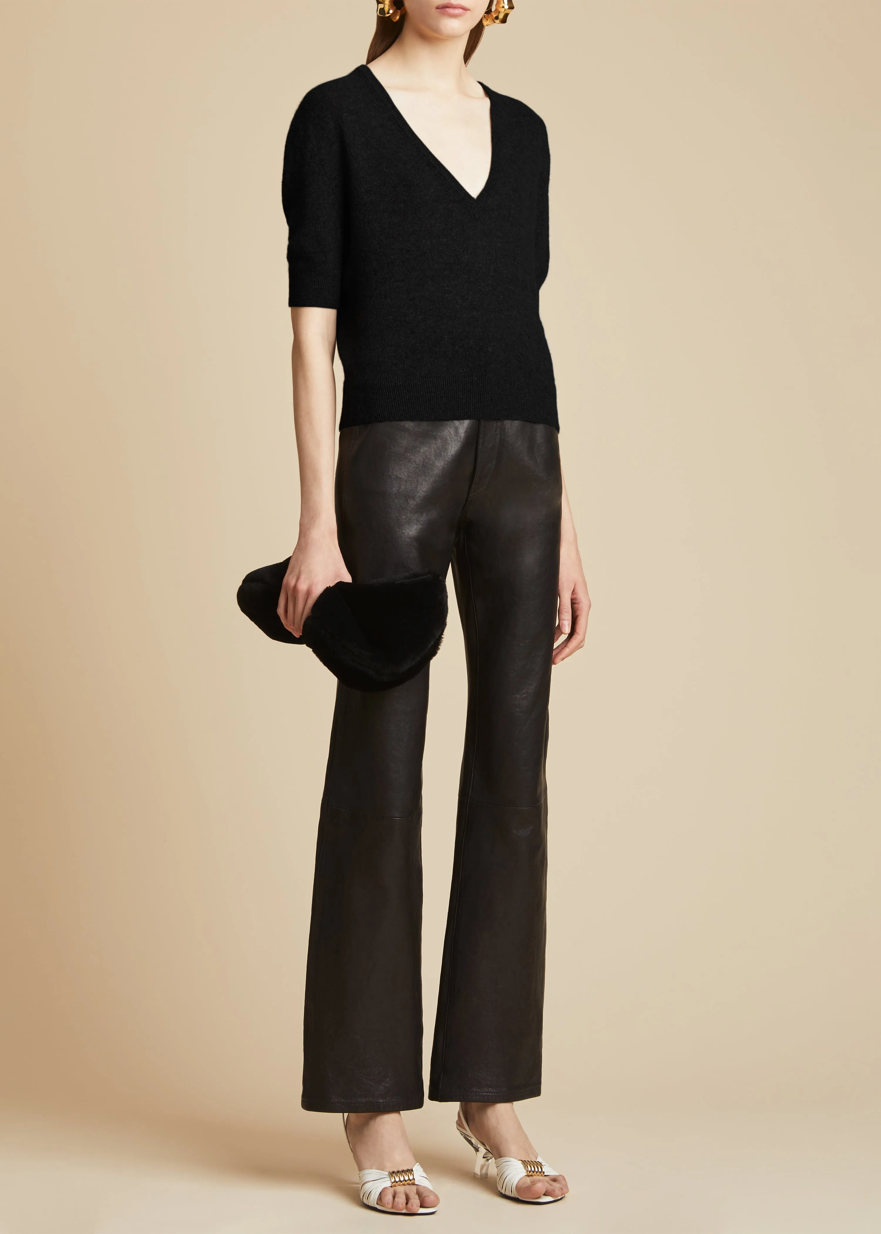 The Sierra Sweater in Black sold by KHAITE product image thumbnail 2