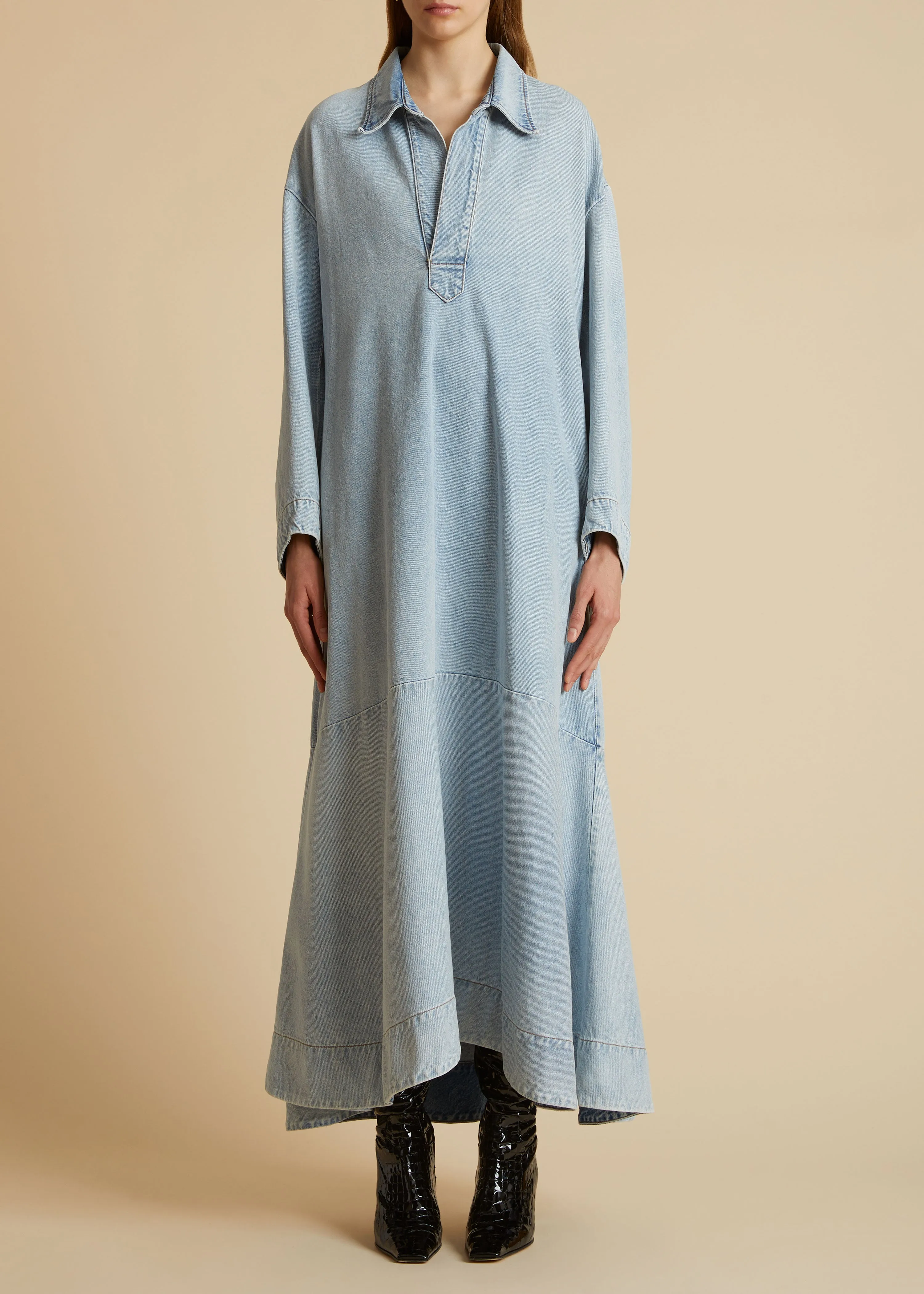 The Franka Dress in Osage sold by KHAITE product image thumbnail 2